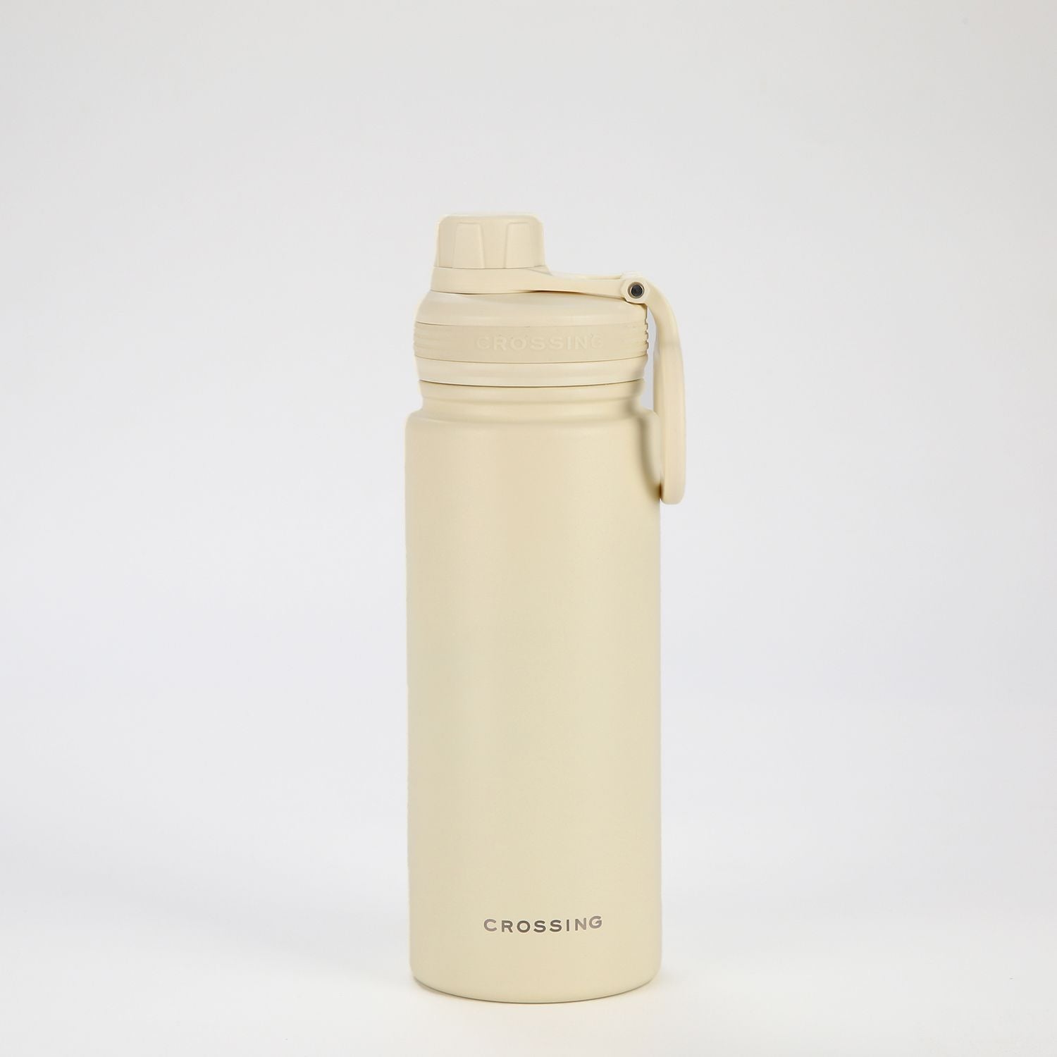 Crossing Urban Ceramic S/S Insulated Screw Cap Sports Bottle With Handle 600ml