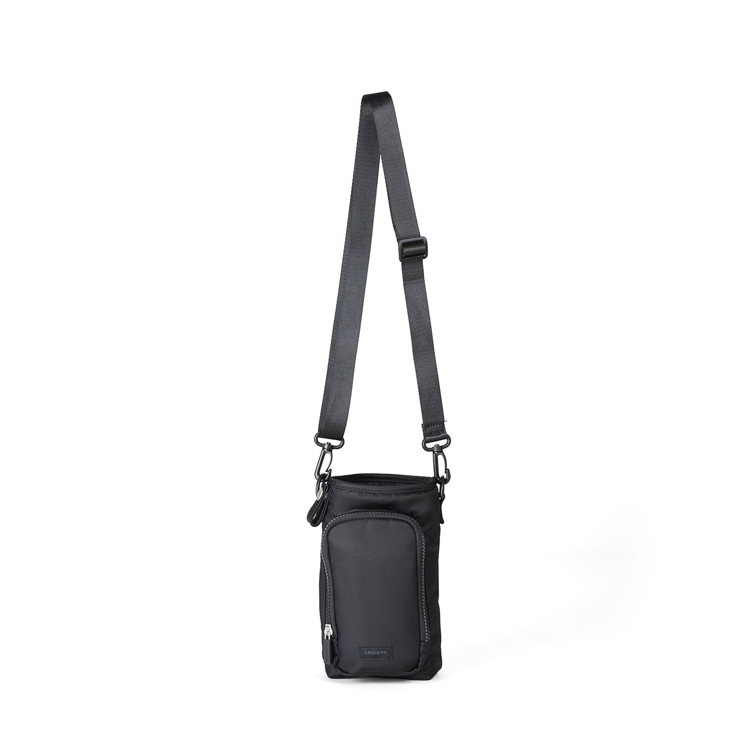 Crossing Water Bottle Crossbody Bag With Front Pocket 2L