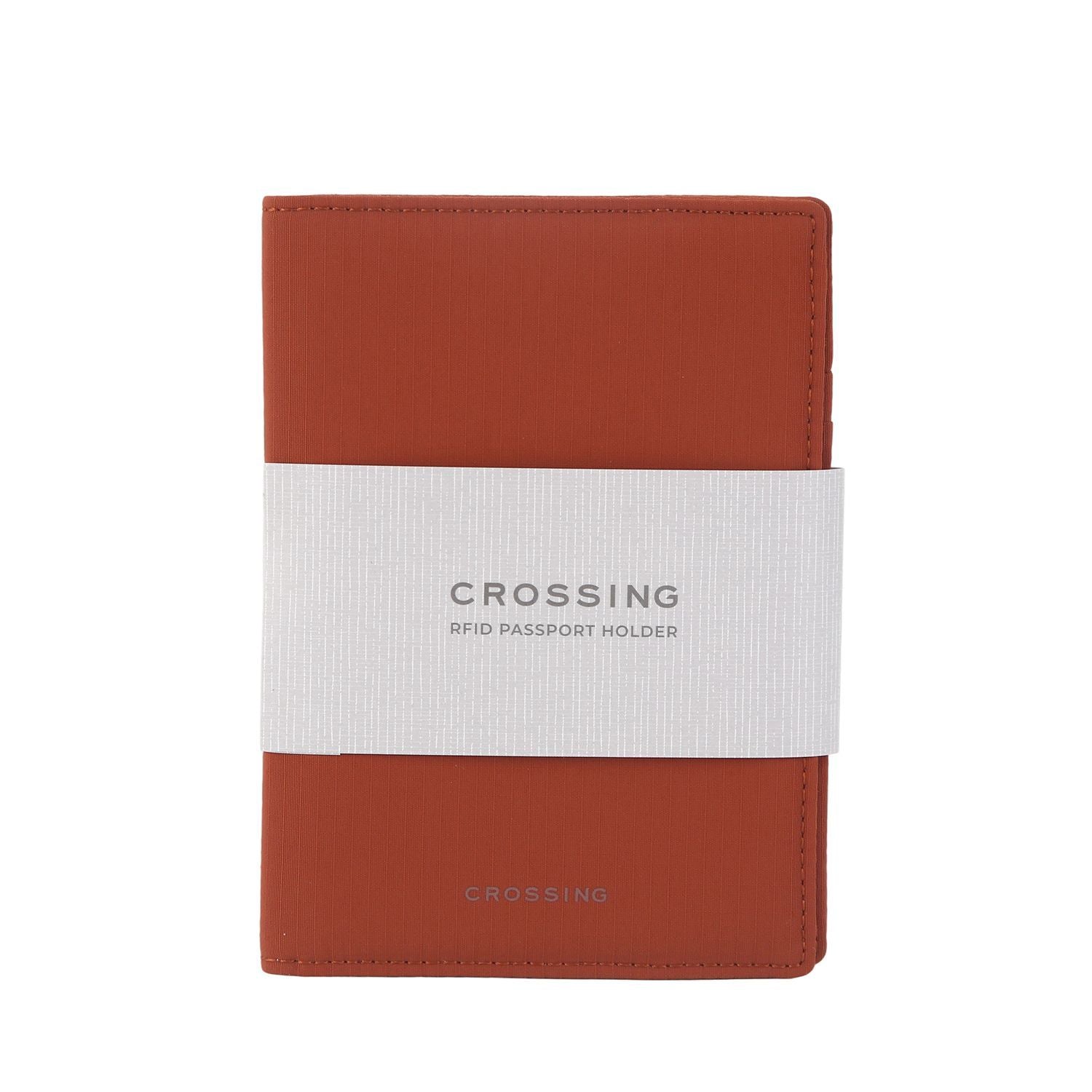 Crossing Waterproof Checked Nylon Passport Cover RFID