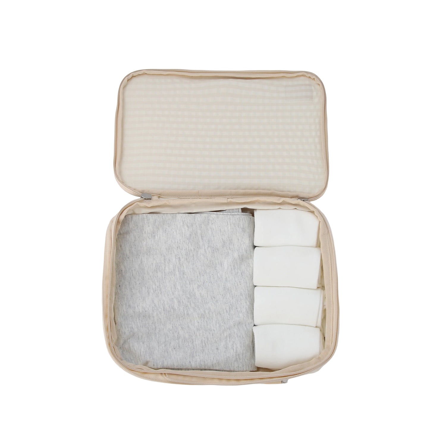 Crossing Waterproof Rayon Checked Compression Packing Cube Set (2-Piece Set)