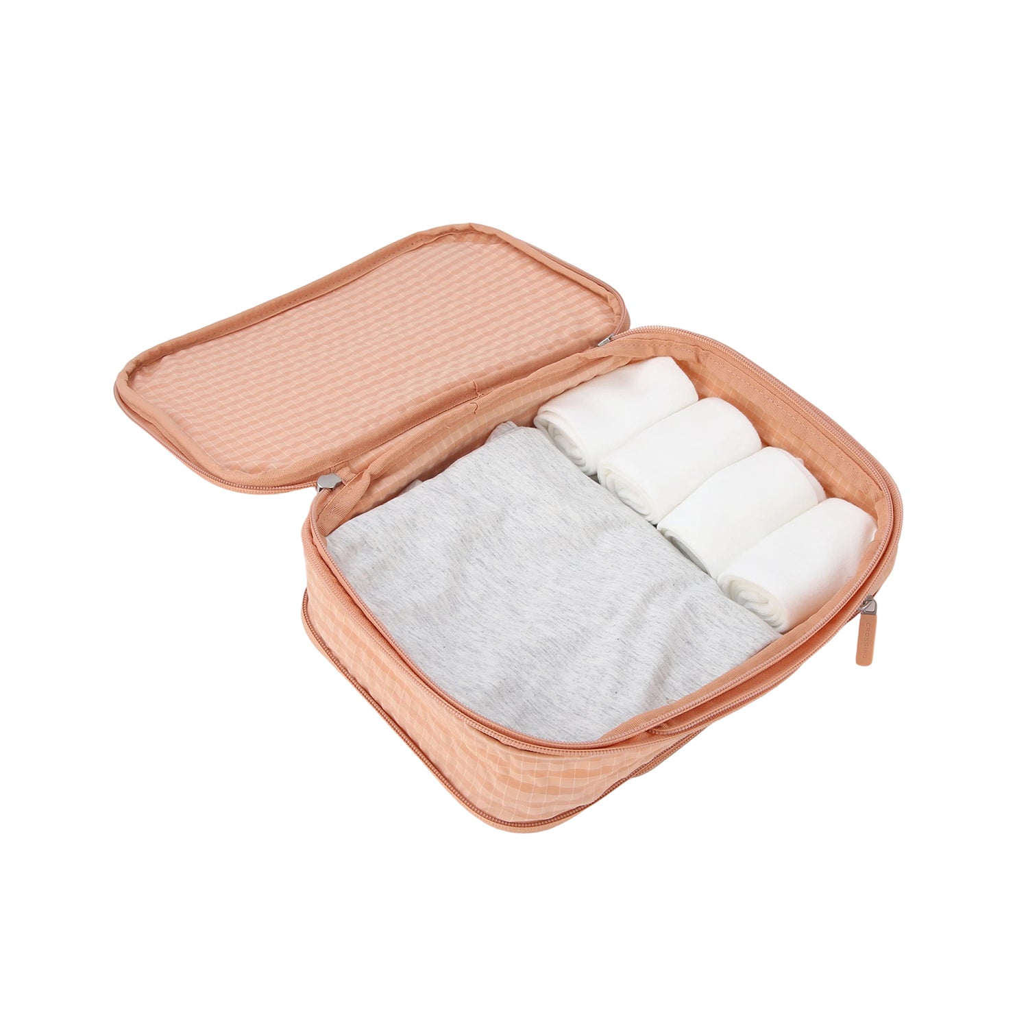 Crossing Waterproof Rayon Checked Compression Packing Cube Set (2-Piece Set)
