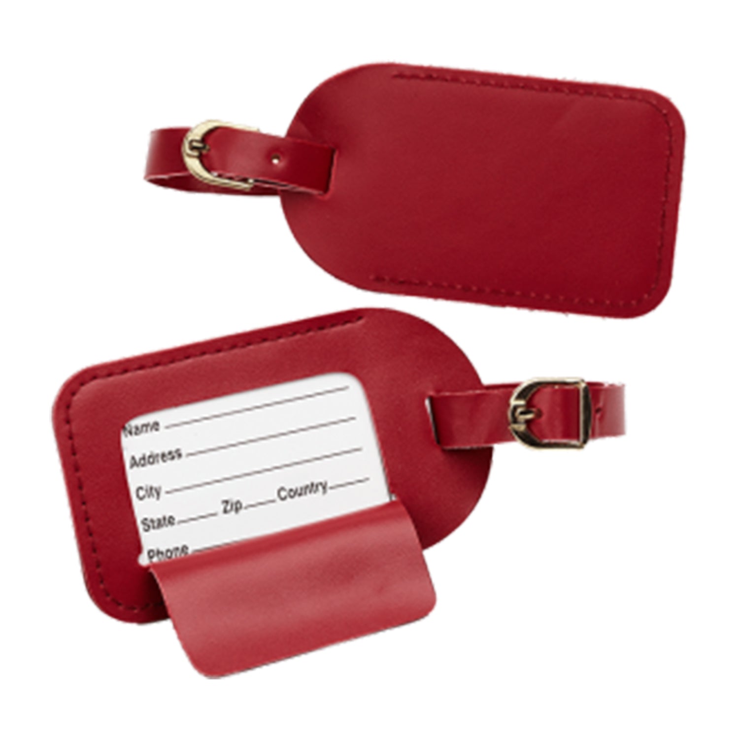 Travel Smart Deluxe Red Pvc Luggage Tags | Travel Smart