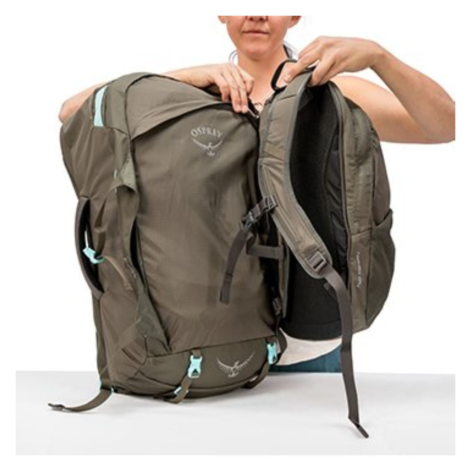 Osprey Fairview Travel Pack 55 Backpack - Extra Small/Small - Women's Travel - Trekking | Backpacking Packs, Bags, Bags for Women, Osprey, SGTrek, SGTrek Osprey, Travel Backpacks | Osprey-6