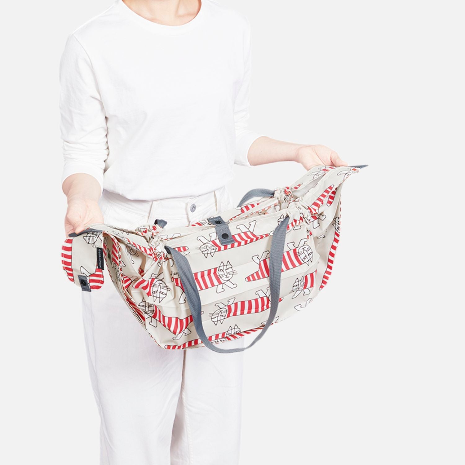 Shupatto X Lisa Larson Foldable Tote Large | Bags, Bags for Women, Foldable Bags, Handbags, Shoulder Bags, Tote Bags, Travel Accessories | Shupatto-3