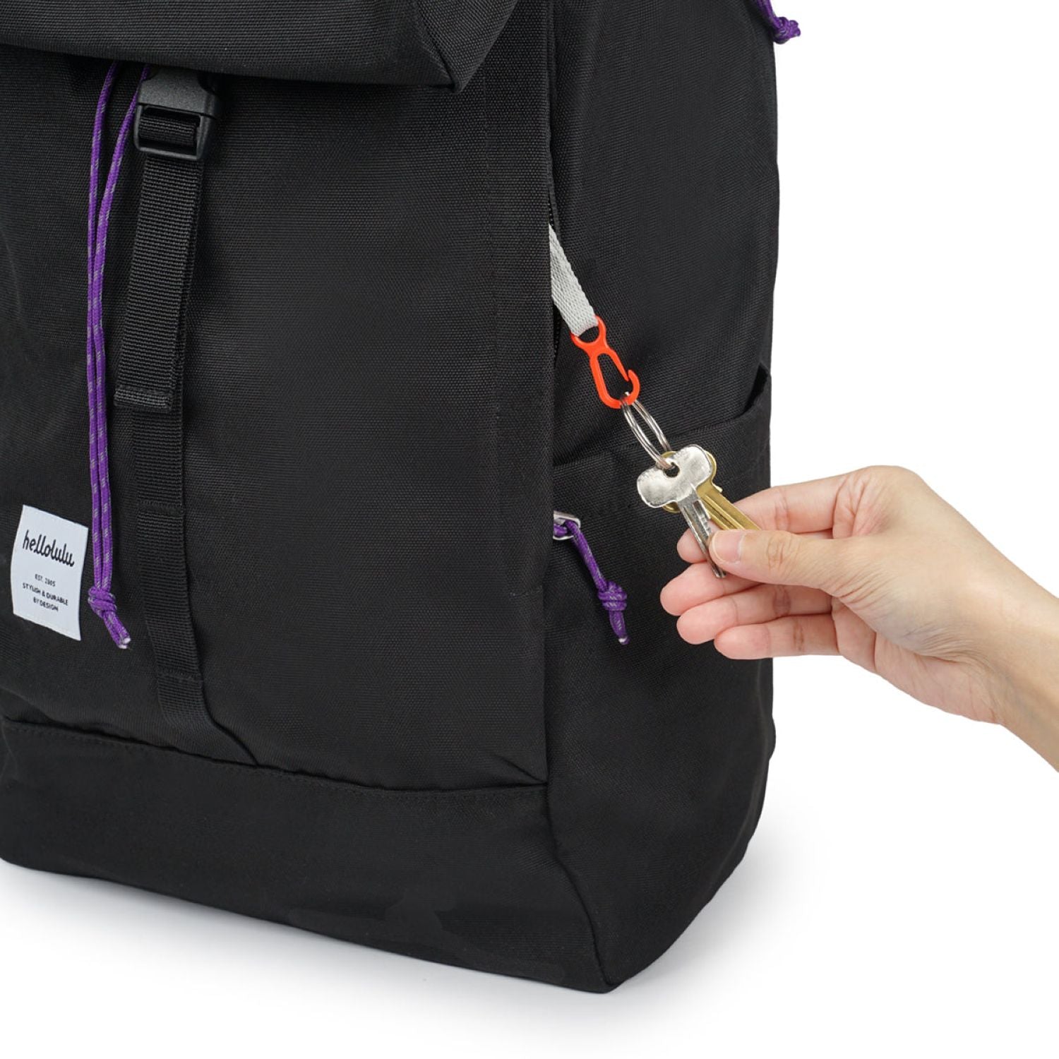 Hellolulu Saro Utility Flap Backpack M