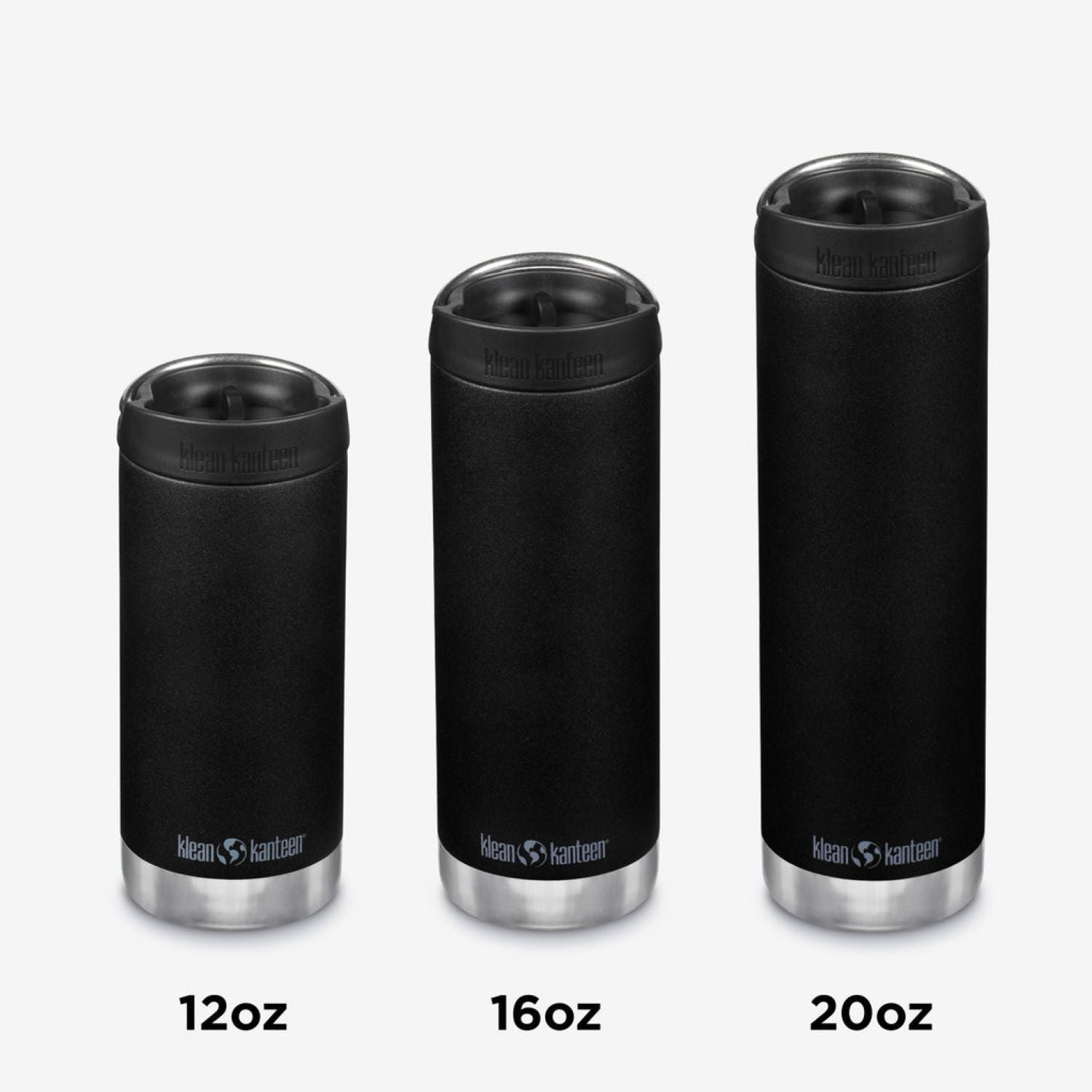 Klean Kanteen Insulated TKWide 12oz Water Bottle (with Cafe Cap) (SA)
