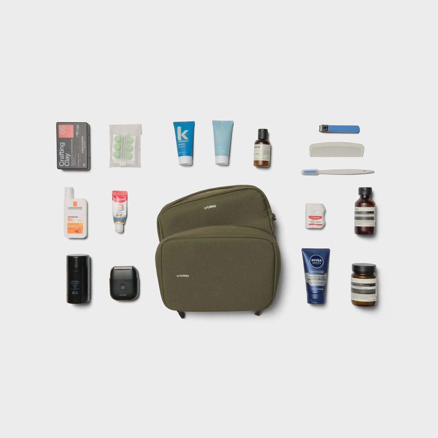 Orbitkey 2-In-1 Toiletry Pouch
