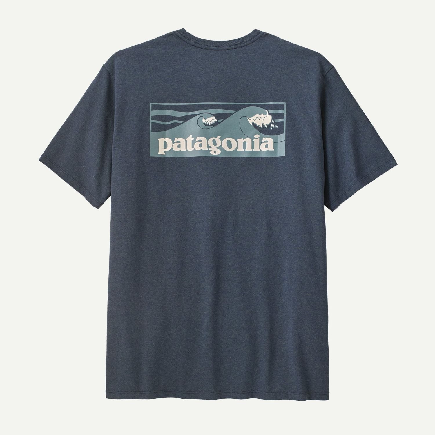 Patagonia Men's Boardshort Logo Pocket Responsibili-Tee® (Summit Blue)