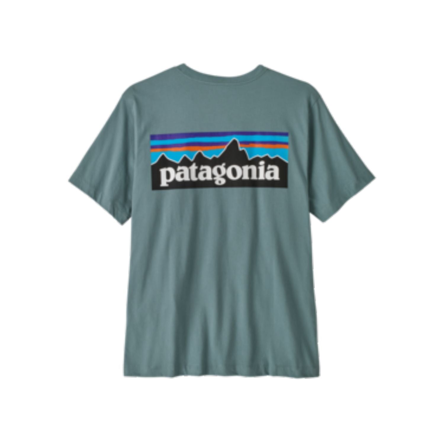 Patagonia Men's P-6 Logo T-Shirt (Blue Sage)