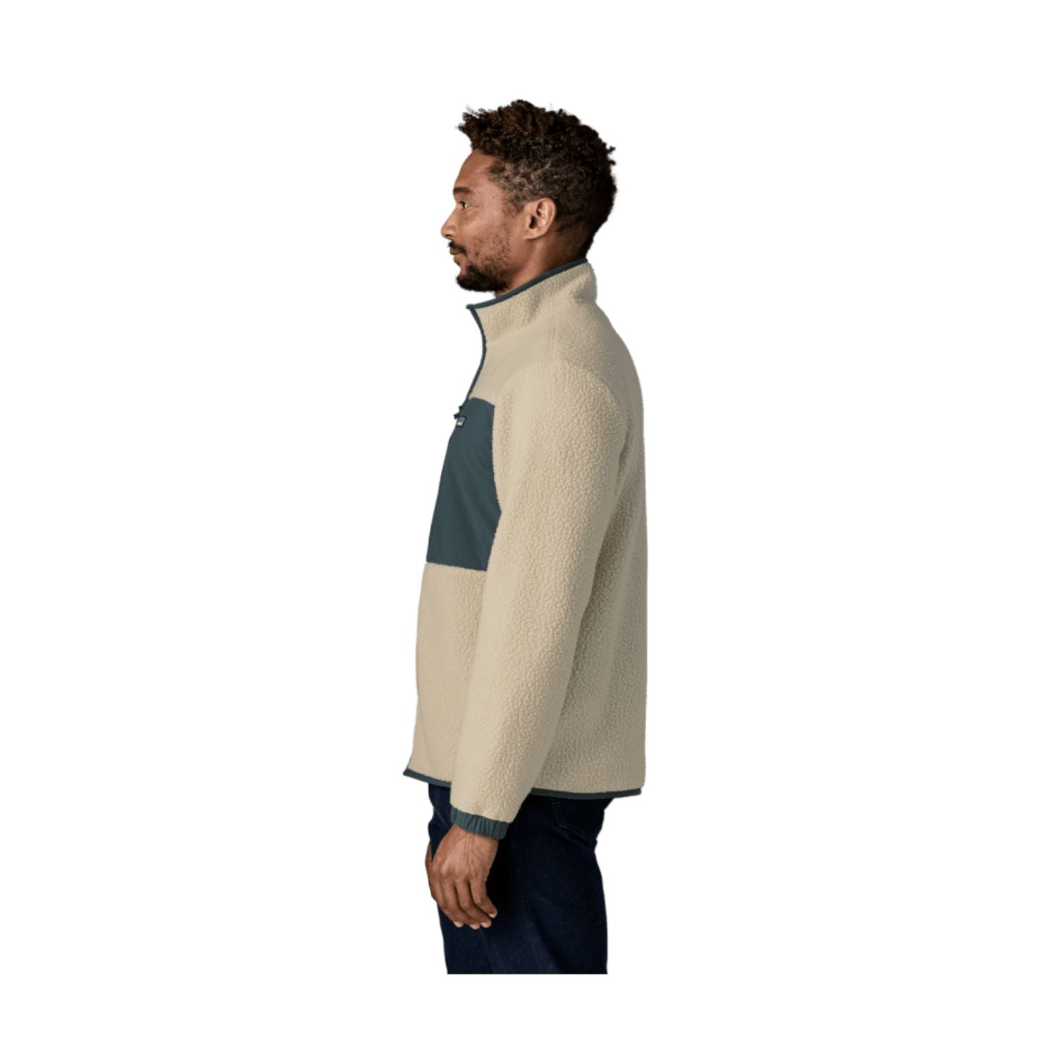 Patagonia Men's Retro Pile Fleece Patch Jacket (Pelican)