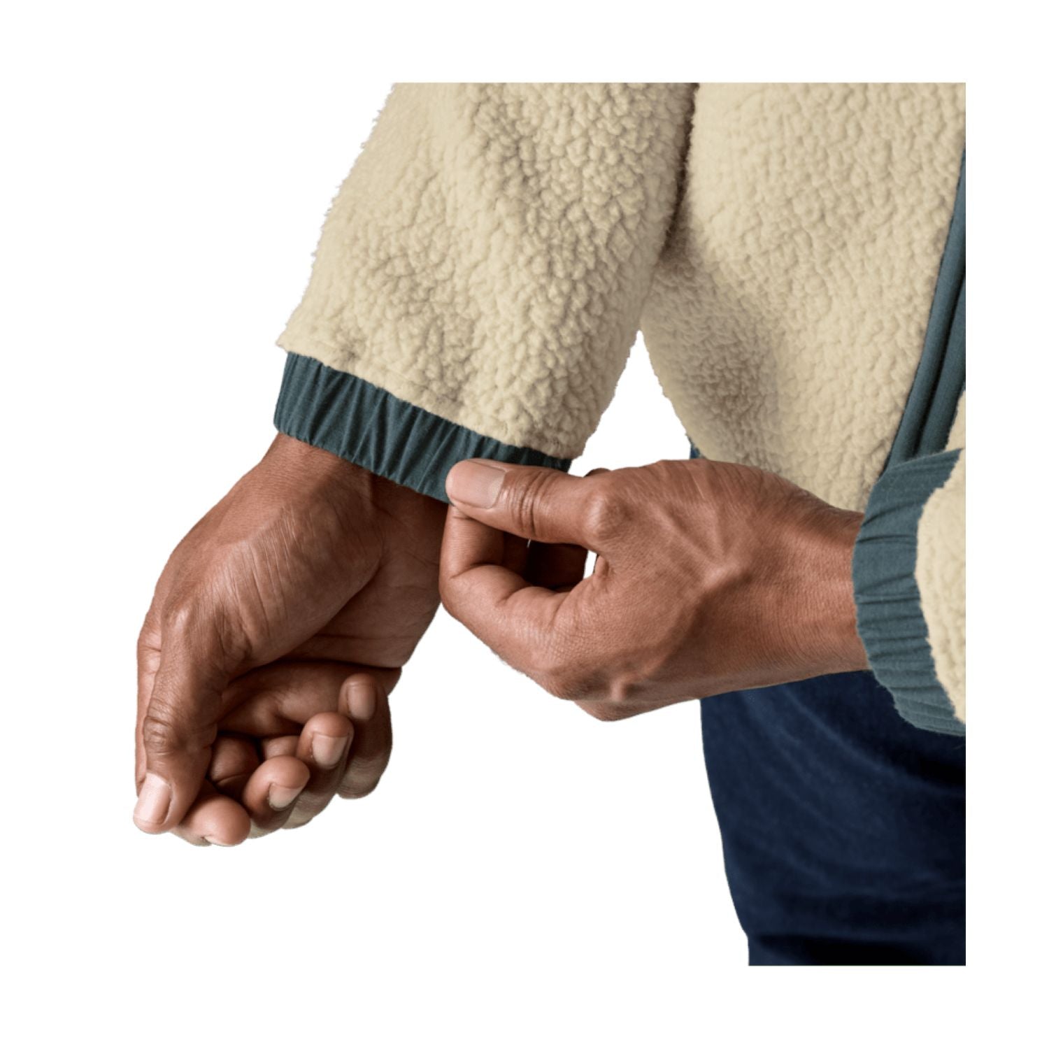 Patagonia Men's Retro Pile Fleece Patch Jacket (Pelican)