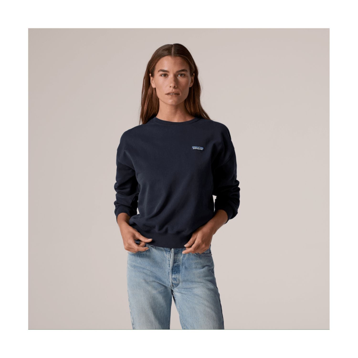 Patagonia Women's Daily Crew (Sunken Blue)