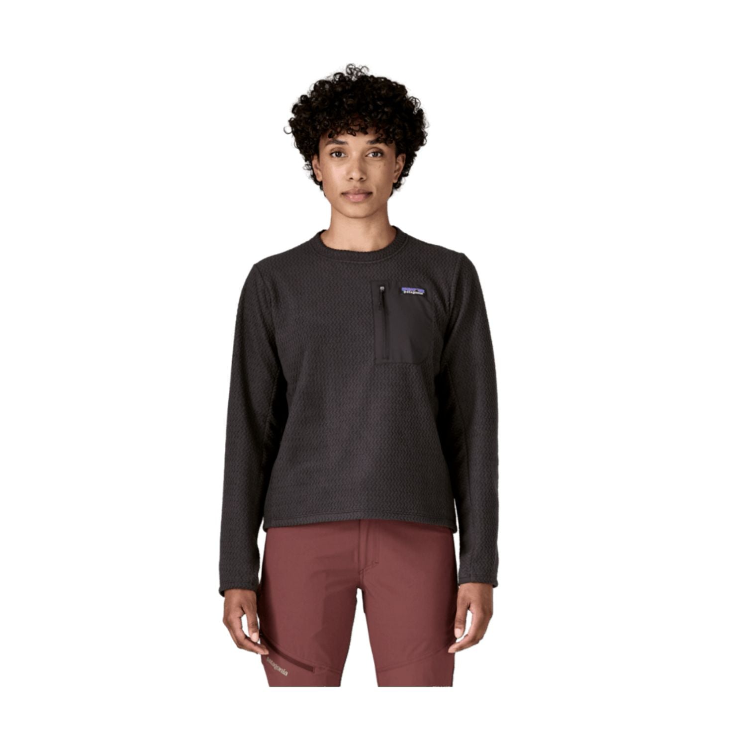 Patagonia Women's R1® Air Fleece Crewneck (Black)