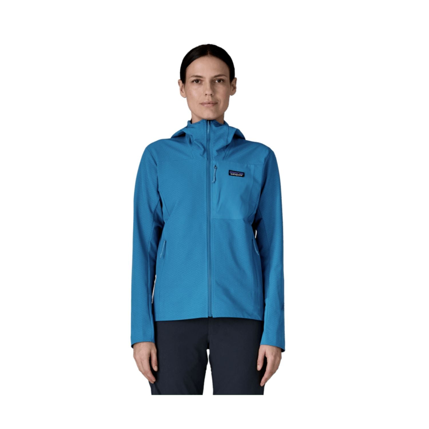 Patagonia Women's R1® Crossstrata Hoody (Berry Fig)