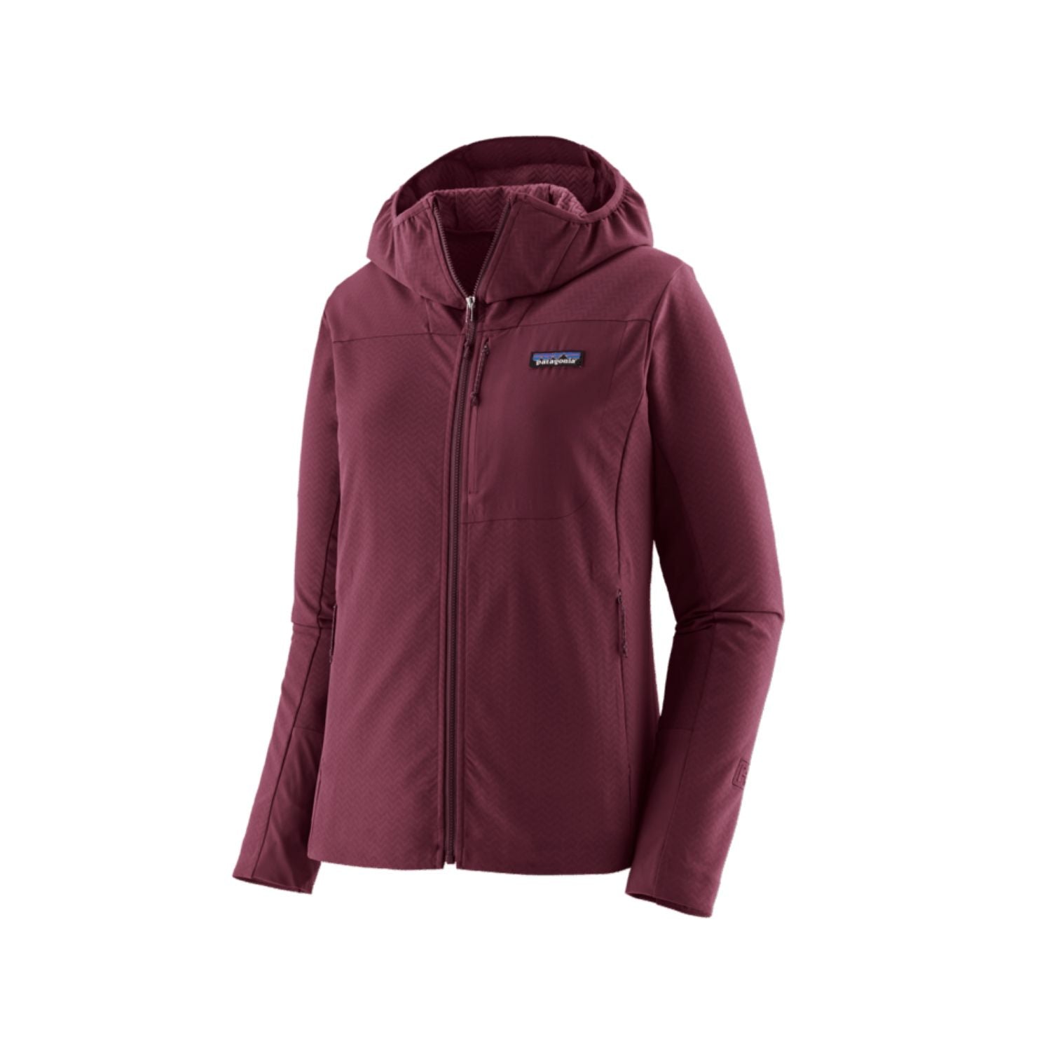Patagonia Women's R1® Crossstrata Hoody (Berry Fig)