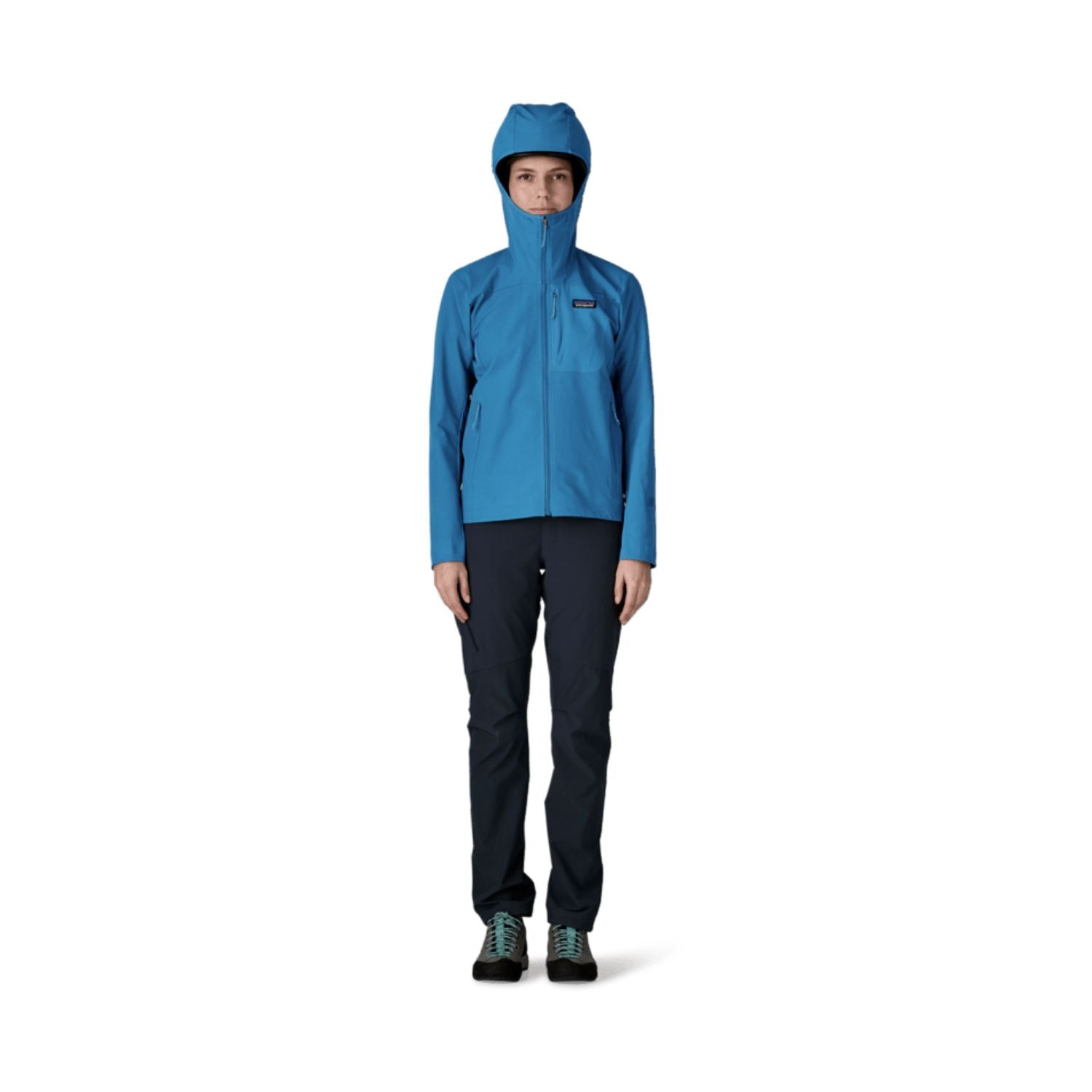 Patagonia Women's R1® Crossstrata Hoody (Black)