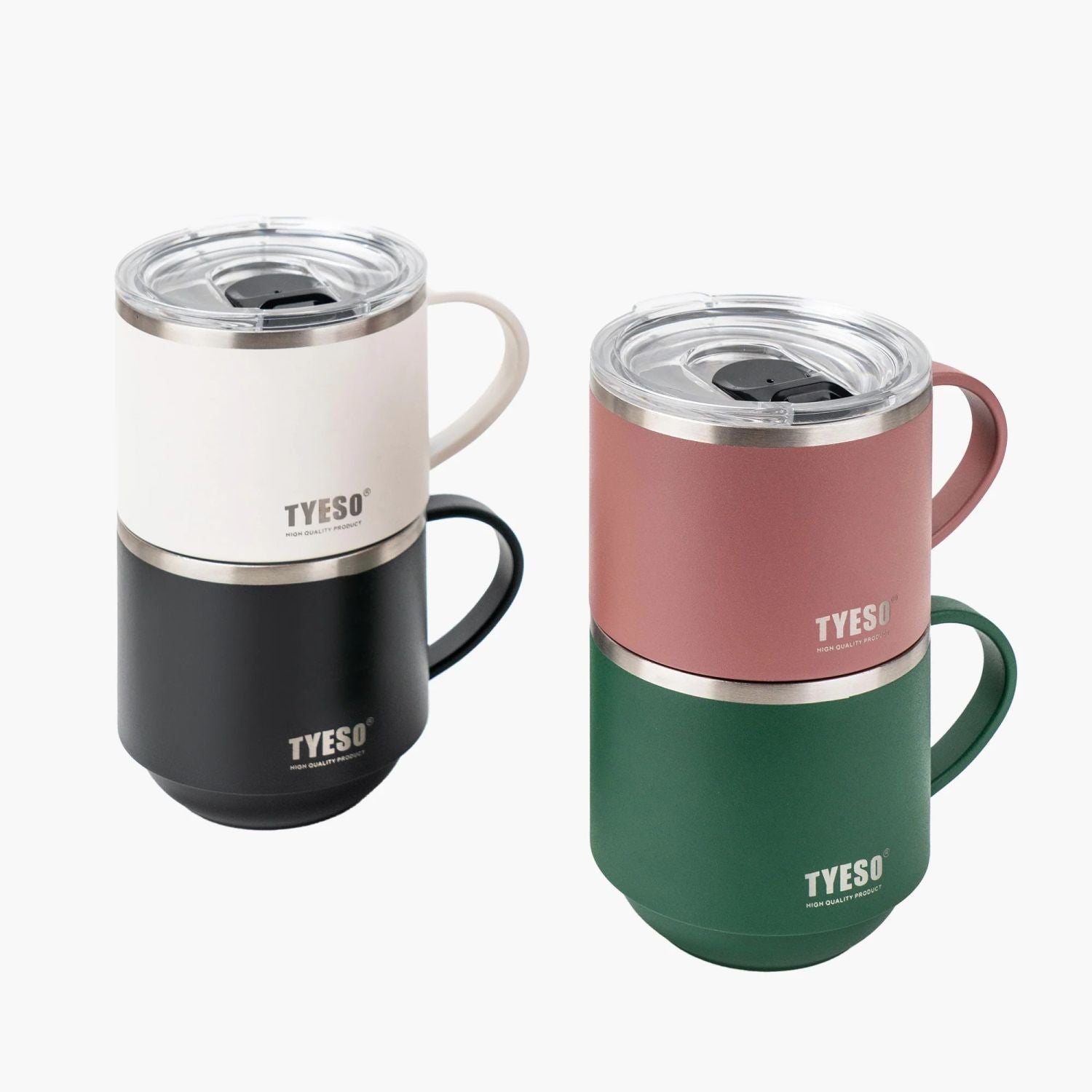 Tyeso Dock Slider Sipper Stackable S/S Vacuum Insulated Table Mug 330ml