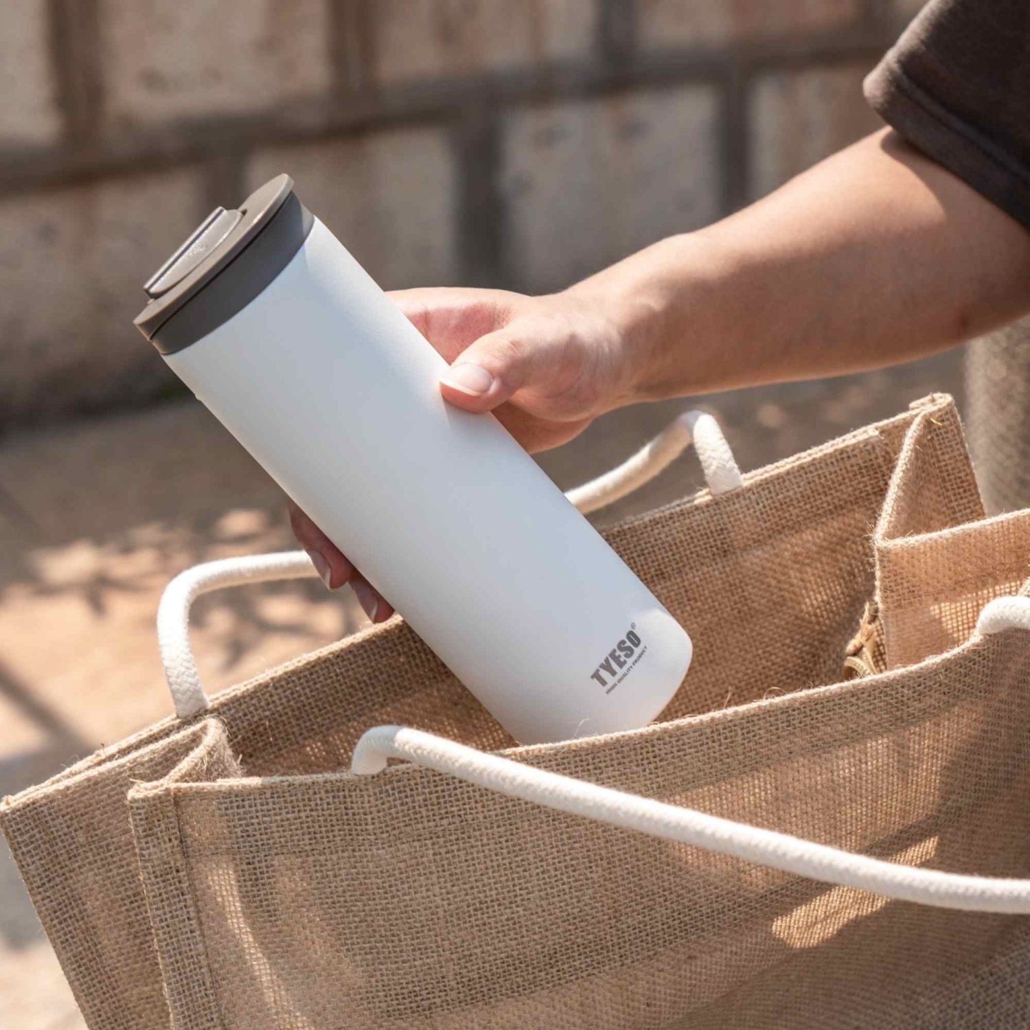 Tyeso Eon Leakproof S/S Vacuum Coffee Tumbler With Handle 360ml
