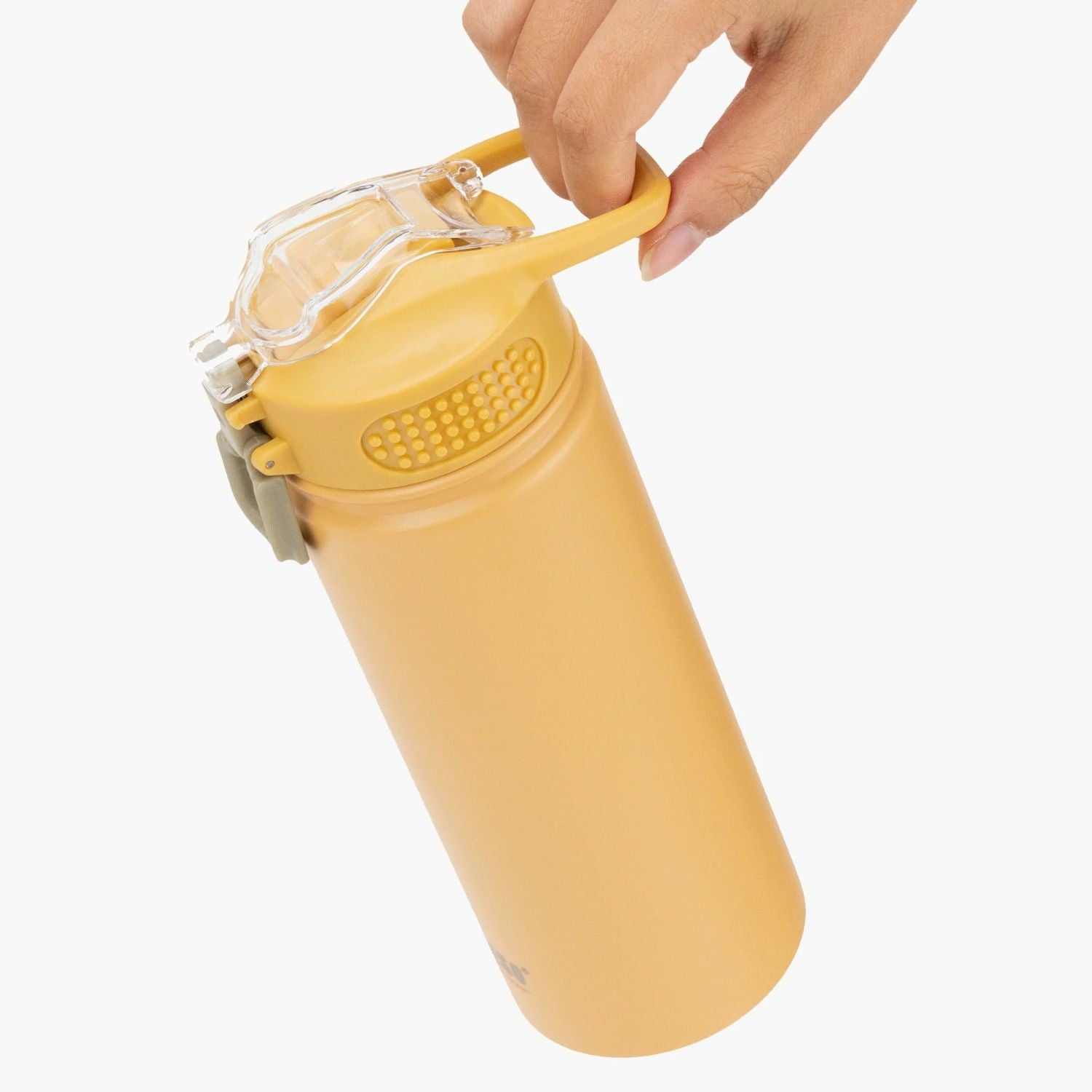Tyeso Wander Lockable One Press Straw Flip Lid S/S Vacuum Insulated Bottle With Handle 600ml