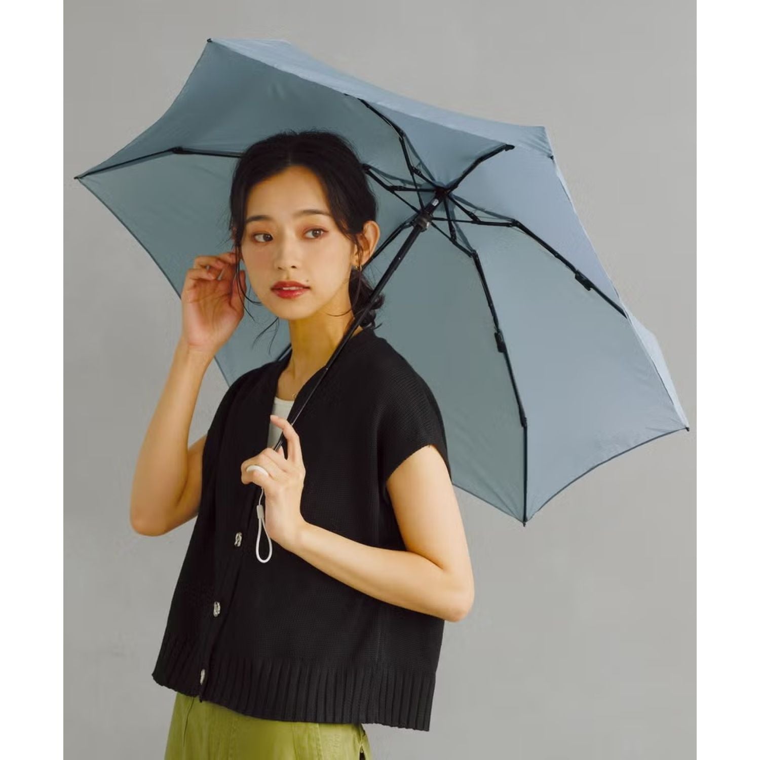 WPC Baby Umbrella Solid Compact UV Protection Umbrella 50cm