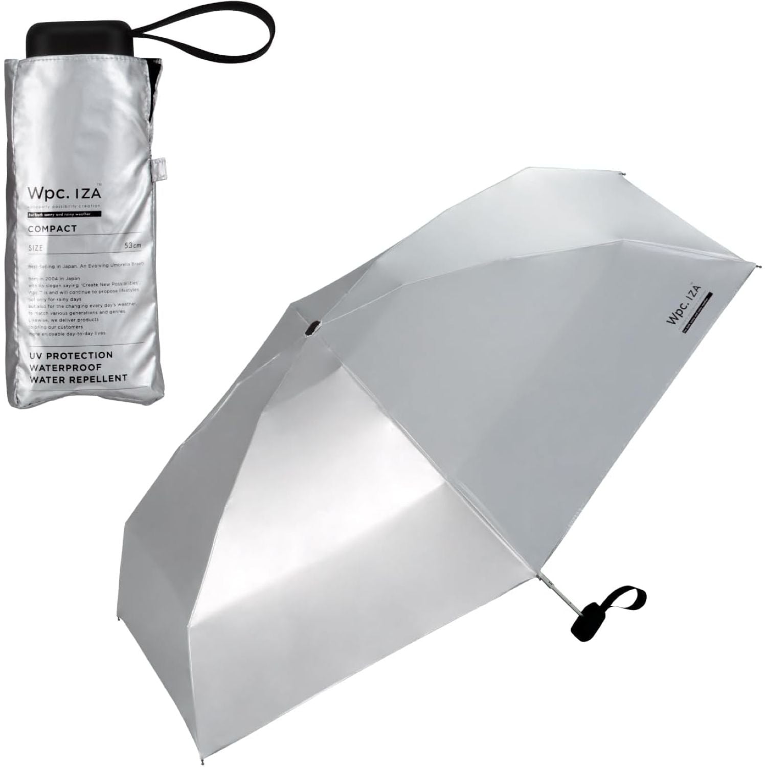 WPC IZA Compact (2025) UV Protection UPF 50+ Umbrella 53cm
