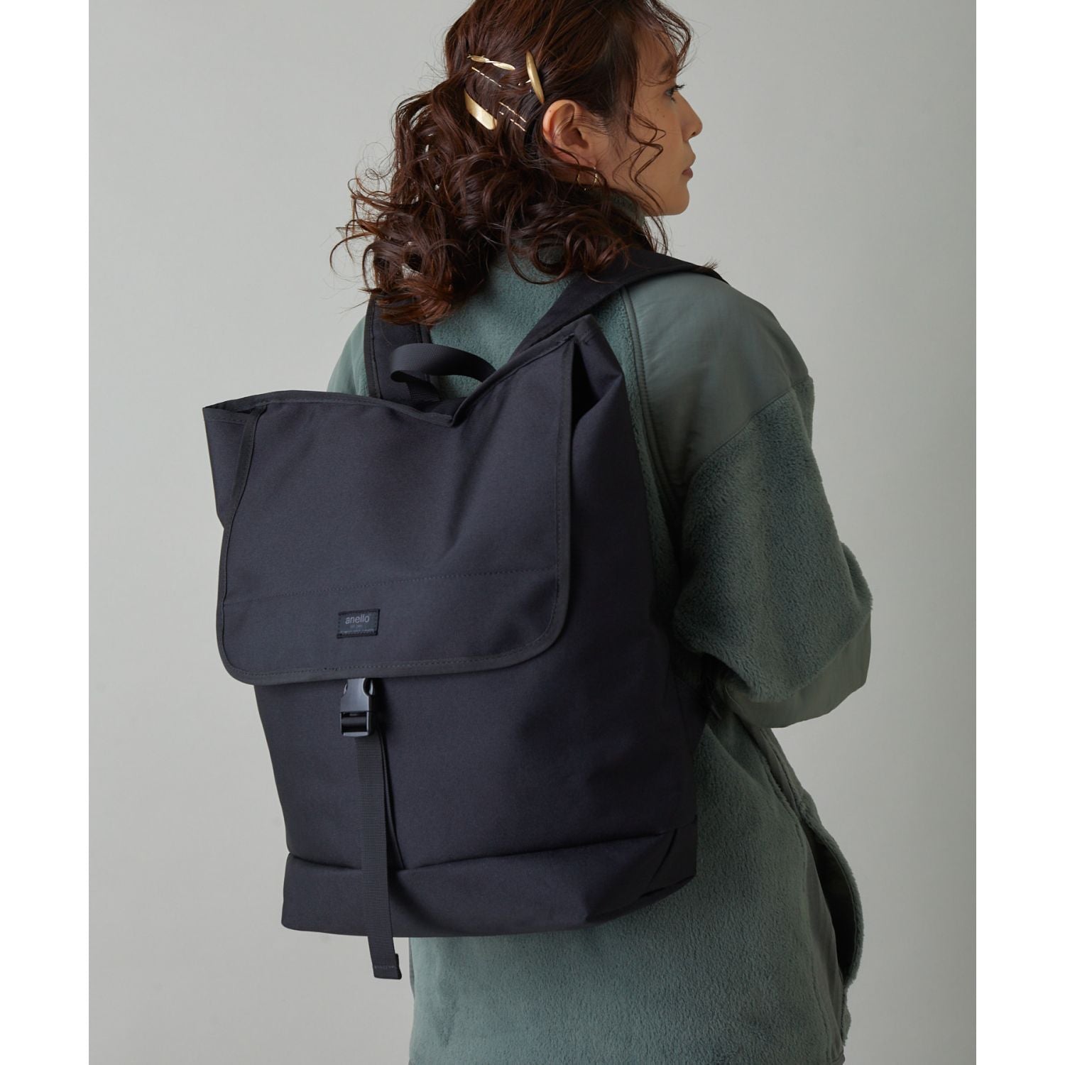 Anello Kuro Flappy Backpack | Bags, Bags for Men, Bags for Women, School Bags, Travel Backpacks, Travel Daypacks | Anello-13