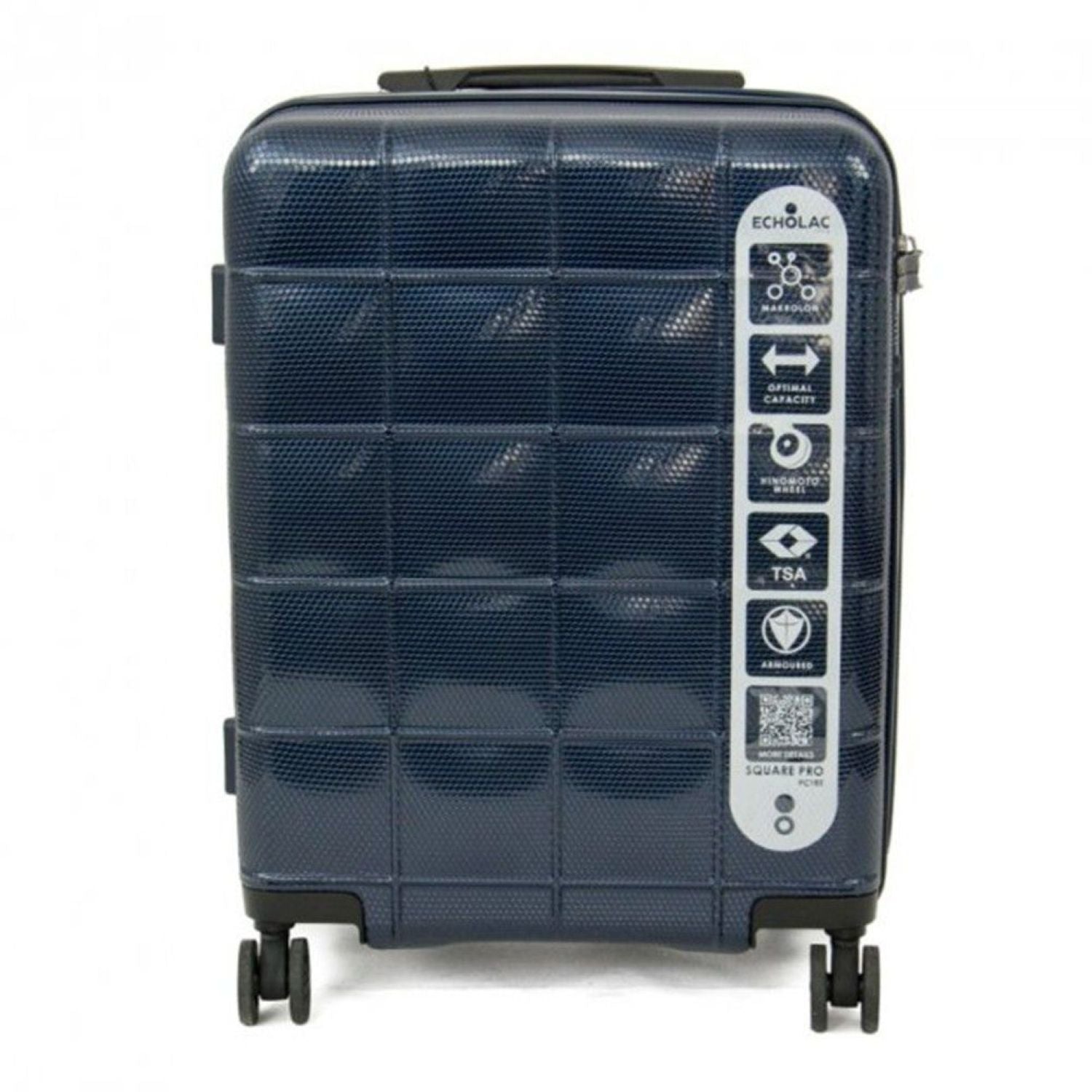 Echolac Square Pro 20" Upright Carry On Luggage with Super Silent Spinner Wheels | Carry-On Luggage, Hard Case Luggage, Luggage | Echolac-2