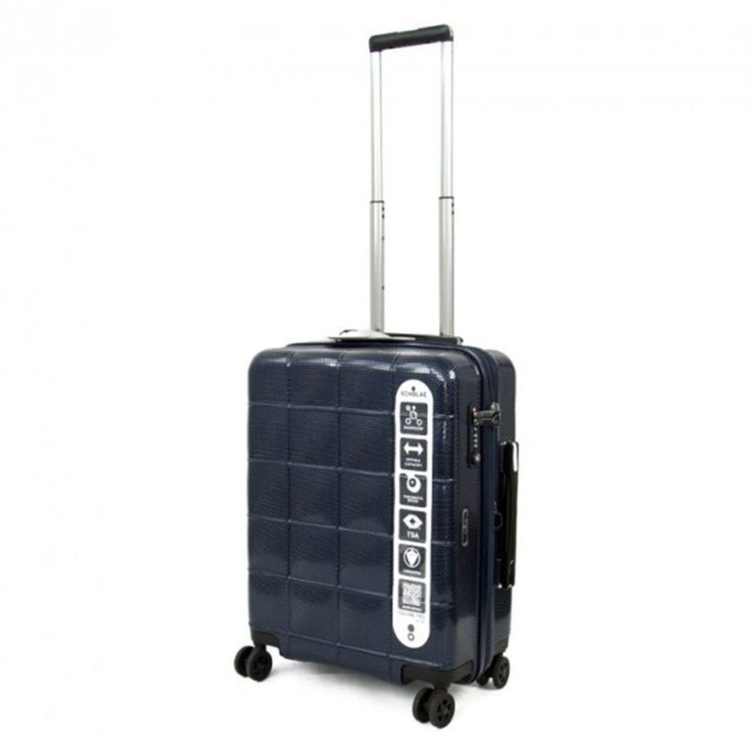 Echolac Square Pro 20" Upright Carry On Luggage with Super Silent Spinner Wheels | Carry-On Luggage, Hard Case Luggage, Luggage | Echolac-4