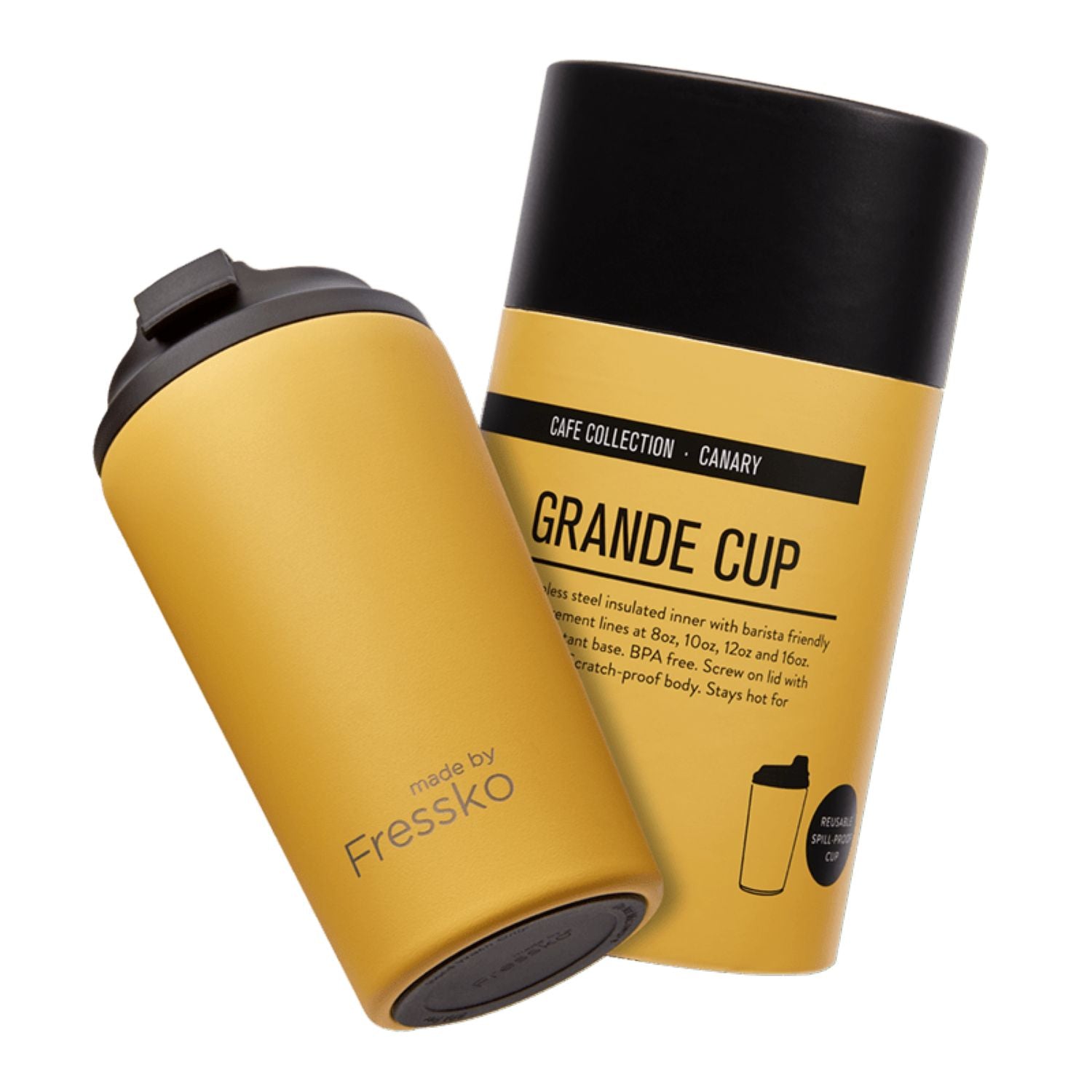 Made By Fressko Grande 16oz Insulated Stainless Steel Cup