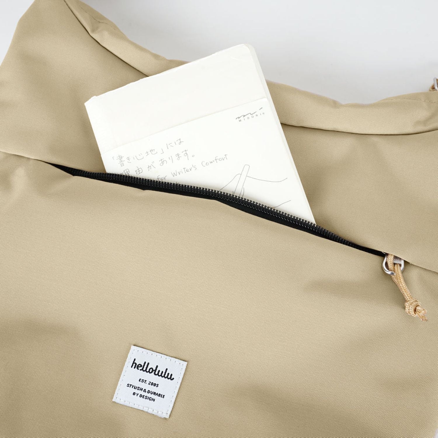 Hellolulu Lucas Wide Zip Shoulder Bag (SA)