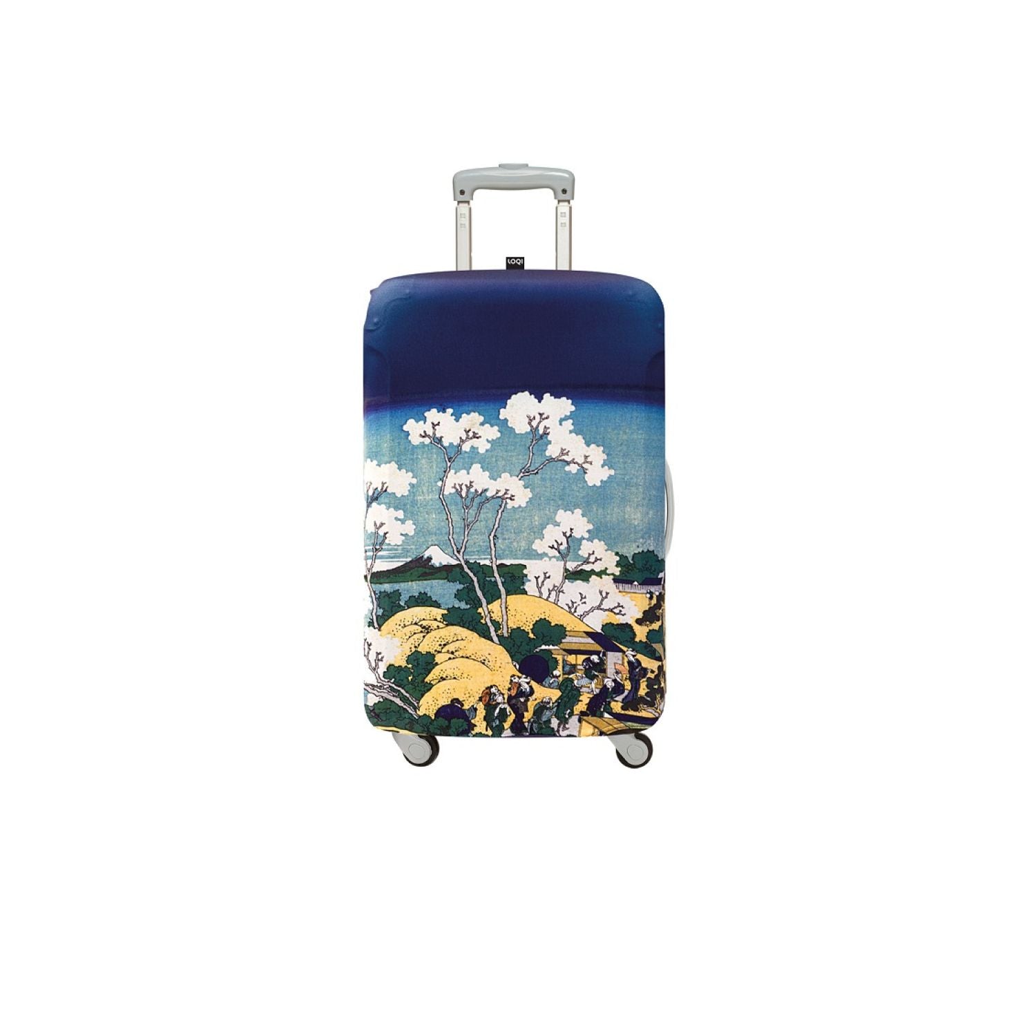 Loqi Hokusai Medium Luggage Cover