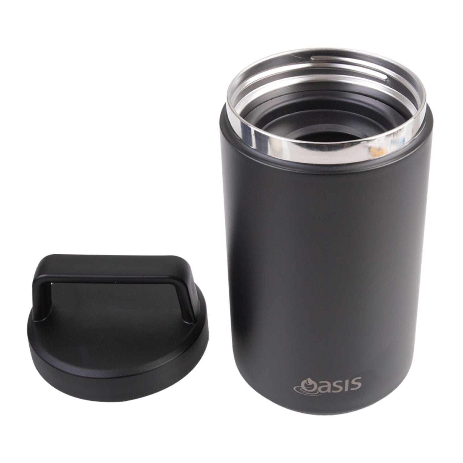 Oasis Stainless Steel Insulated Dual Compartment Food Flask with Handle 700ML | Gifts & Lifestyle, Insulated Food Flask, Travel Accessories | Oasis Bottles-11