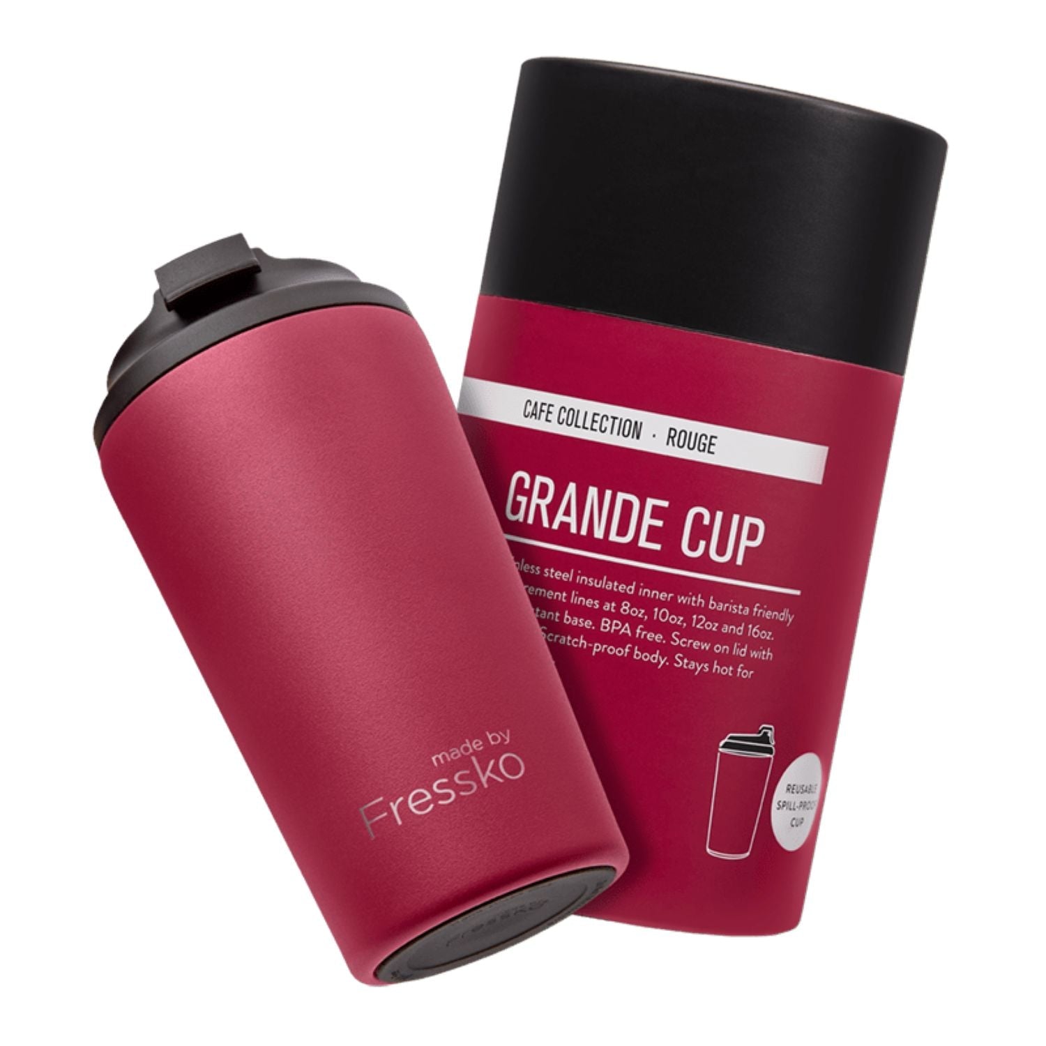 Made By Fressko Grande 16oz Insulated Stainless Steel Cup (SA)