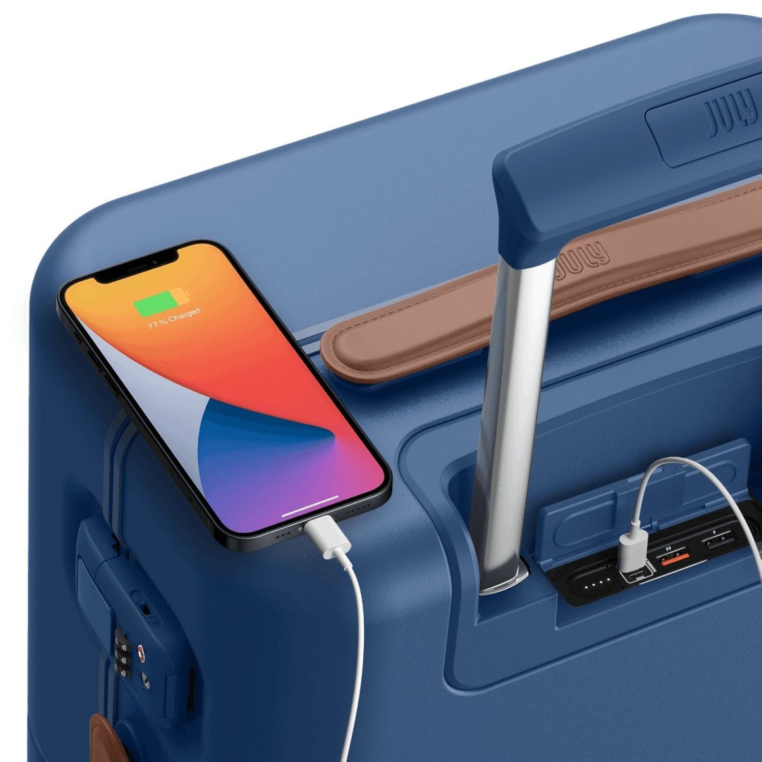 July Carry On Trunk Polycarbonate With Fastcharge USB-C 21" Luggage (SA)