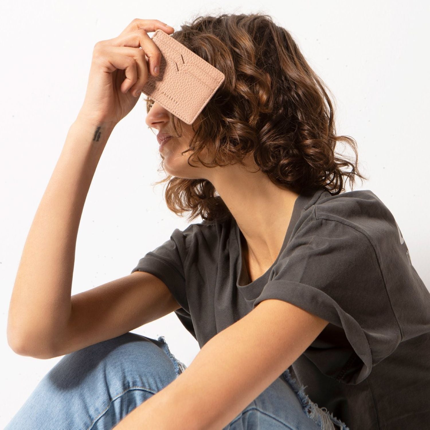 Status Anxiety Together For Now Leather Card Case (SA)