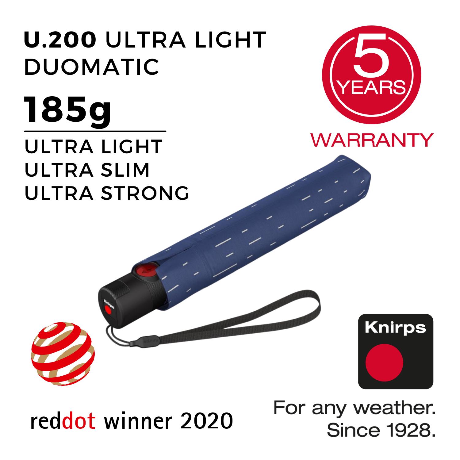 Knirps U.200 Ultra Light Duomatic Umbrella