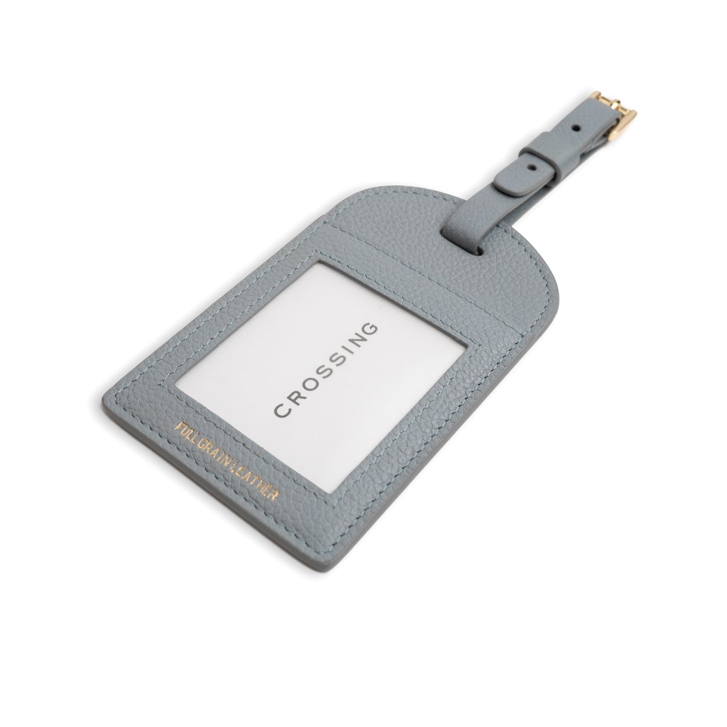 Crossing Milano Leather Luggage Tag