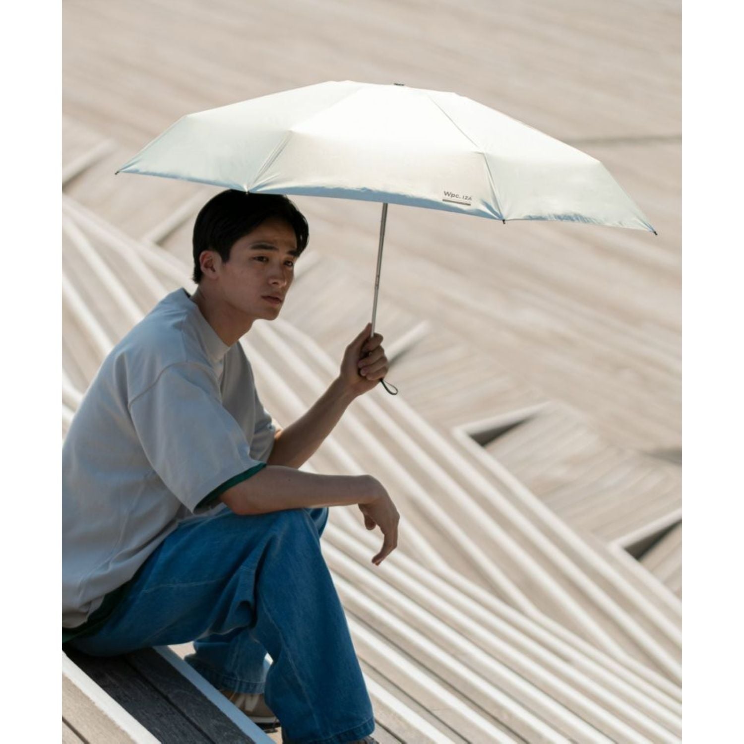 WPC IZA Large & Compact UV Protection UPF 50+ Umbrella 58cm