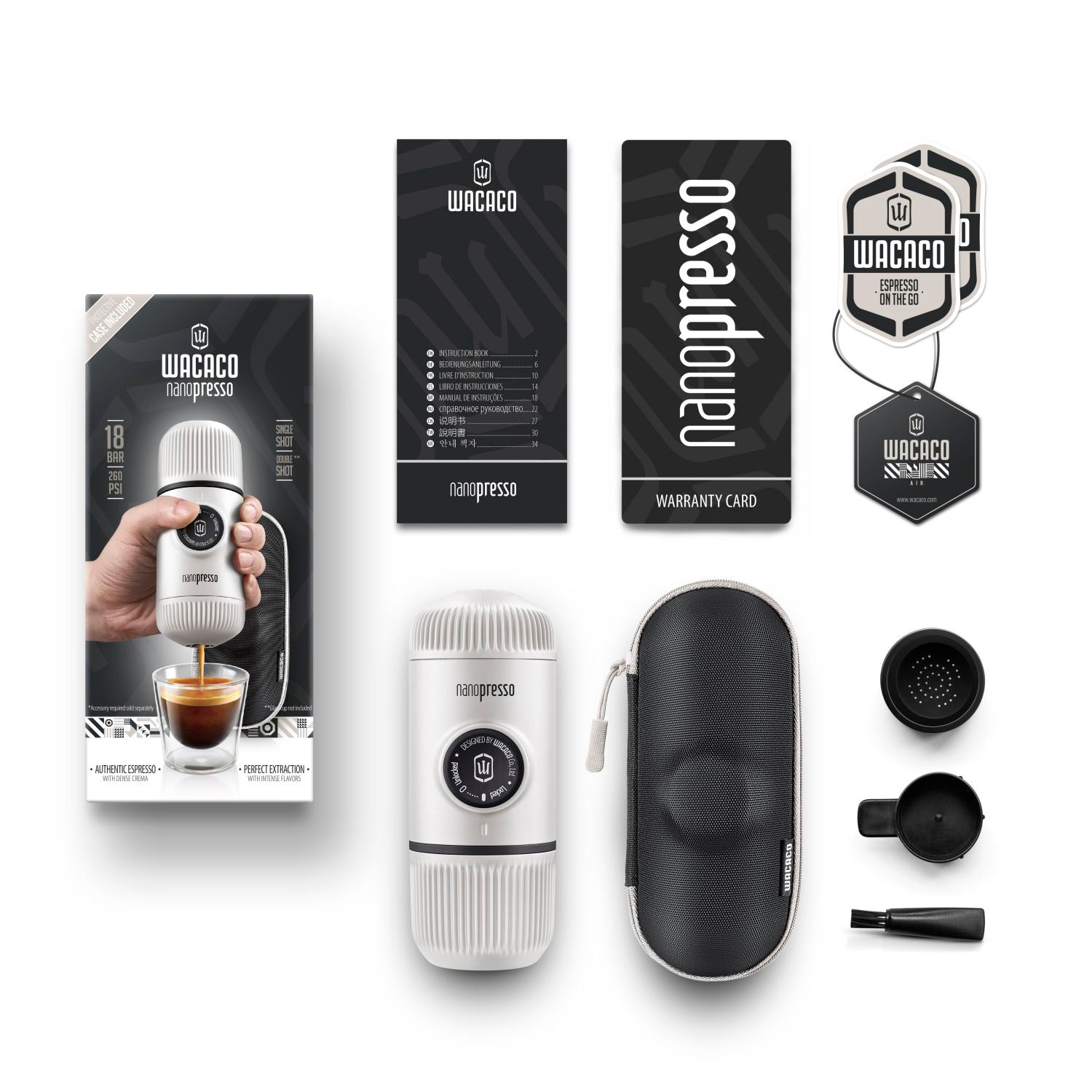 Wacaco Nanopresso + Case Espresso Coffee Maker