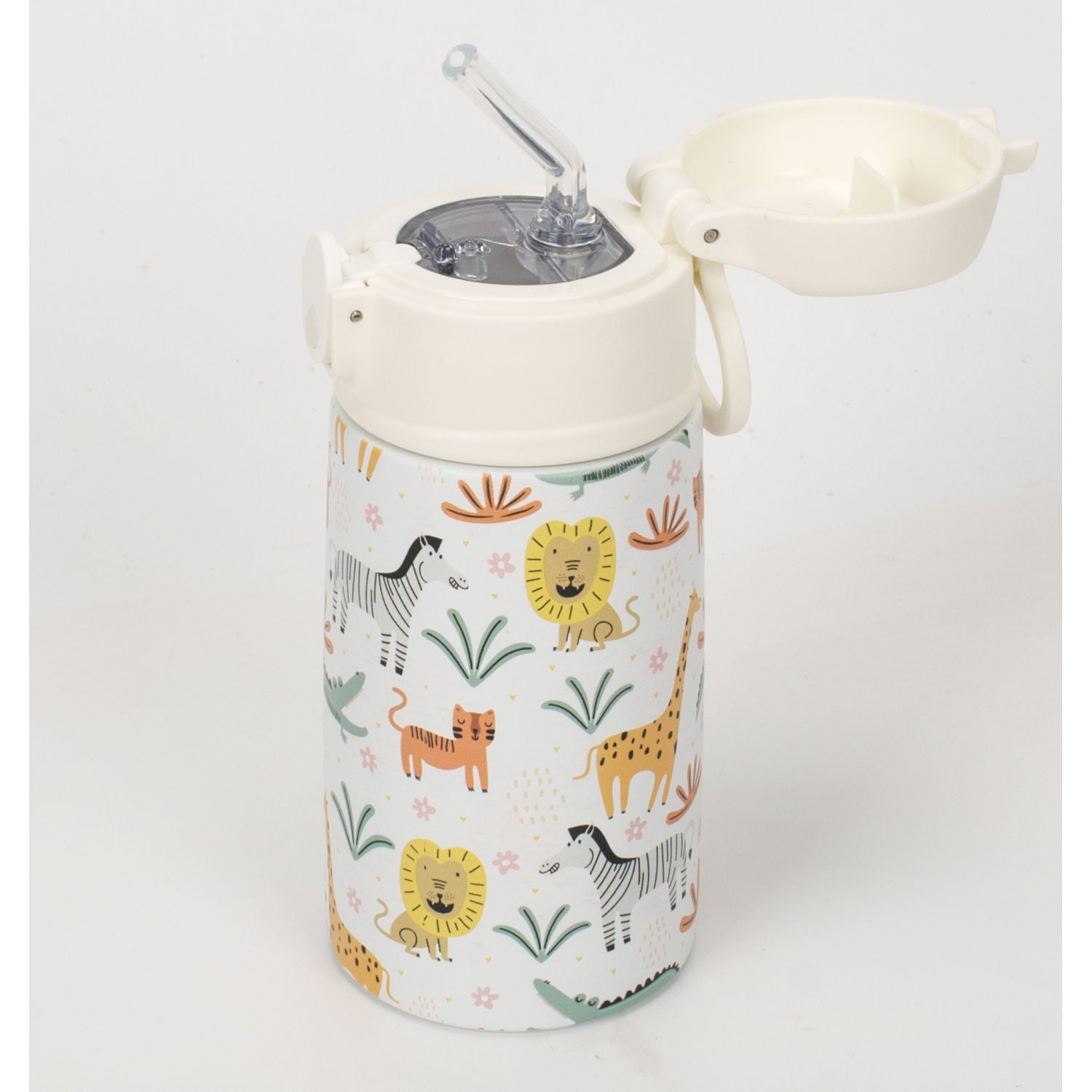 Oasis Kids Water Bottle with Sipper Silicone Straw 400ML (SA)