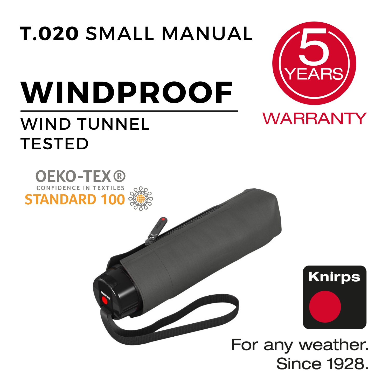 Knirps T.020 Small Manual Umbrella