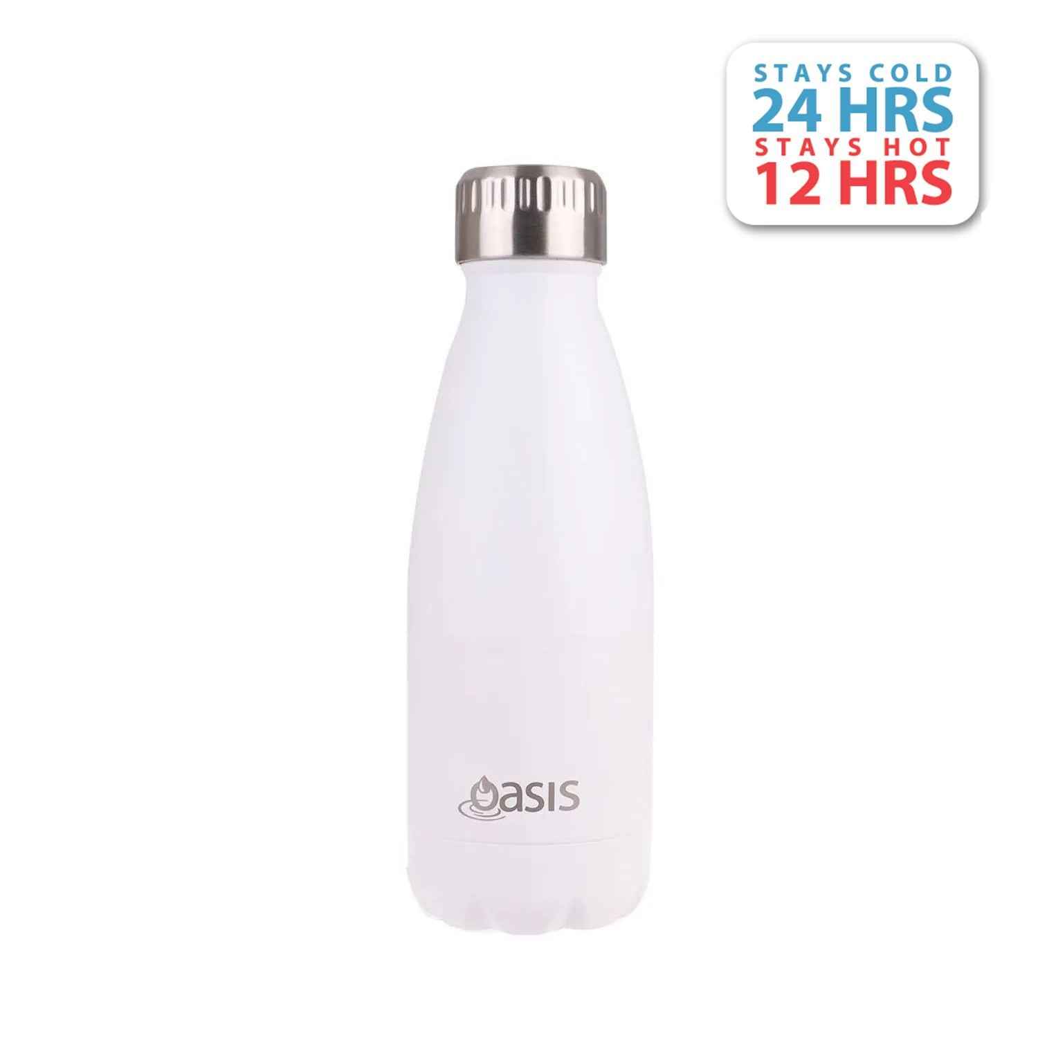 Oasis Stainless Steel Insulated Water Bottle 350ML (Plain) | Gifts & Lifestyle, Insulated Water Bottles, Travel Accessories, Water Bottles | Oasis Bottles-7