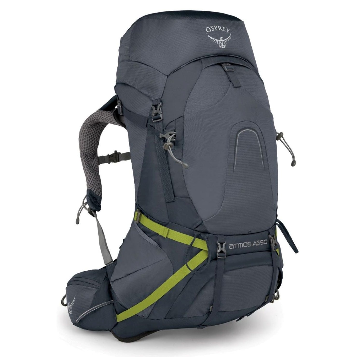 Osprey Atmos AG 50 Backpack with Raincover - Large - Men's Backpacking | Backpacking Packs, Bags, Bags for Men, Osprey, SGTrek, SGTrek Osprey, Travel Backpacks | Osprey-1