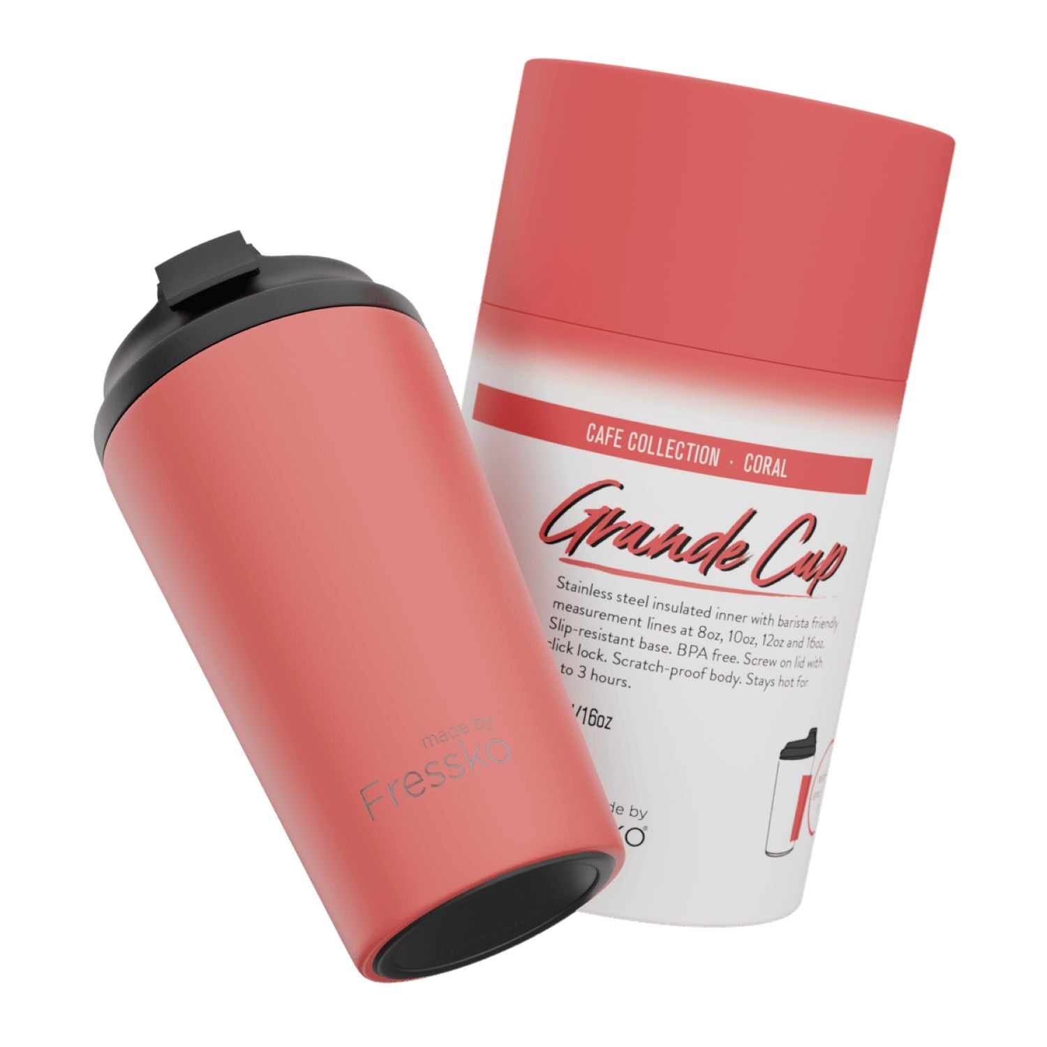 Made By Fressko Grande 16oz Insulated Stainless Steel Cup