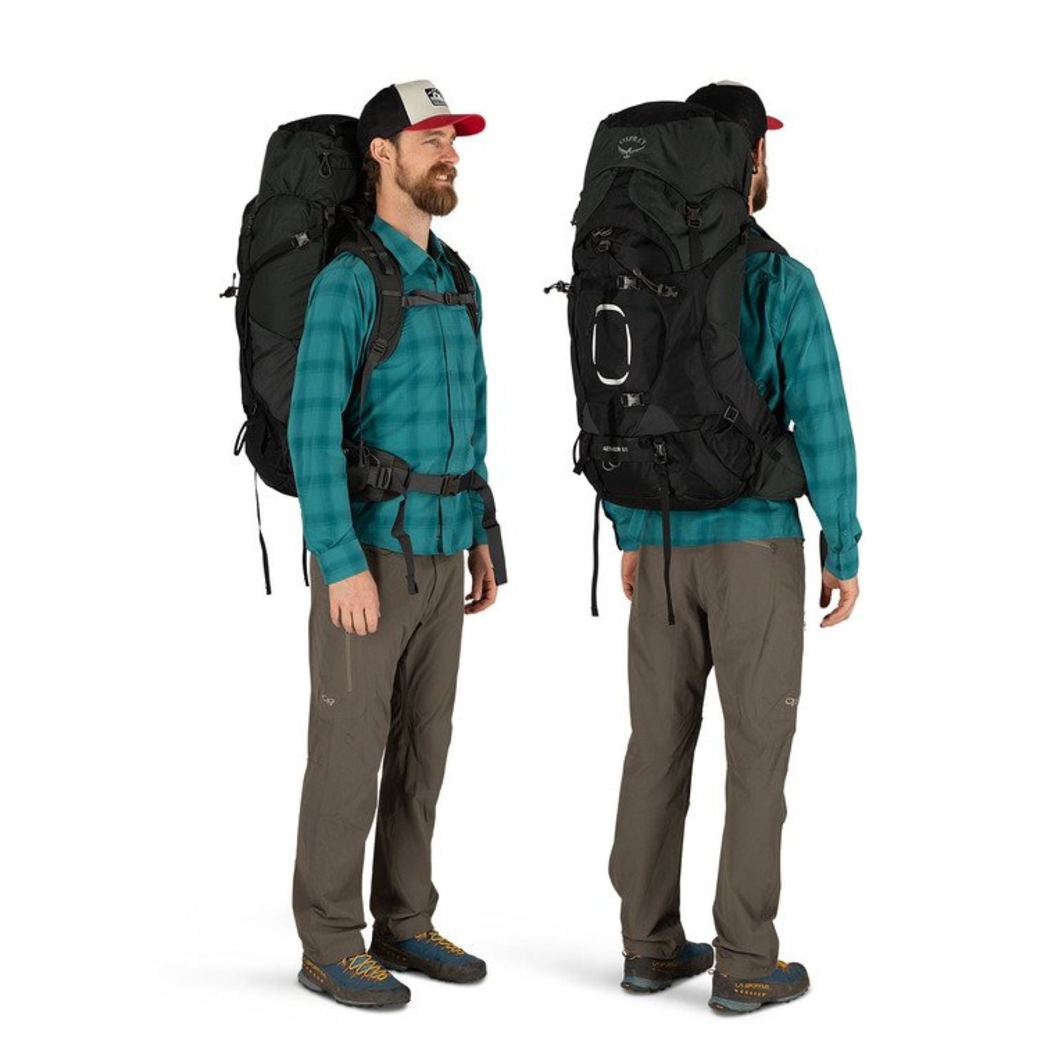 Osprey Aether 65 Backpack L/XL - Men's Backpacking | Backpacking Packs, Bags, Bags for Men, Osprey, school20, Travel Backpacks | Osprey-4