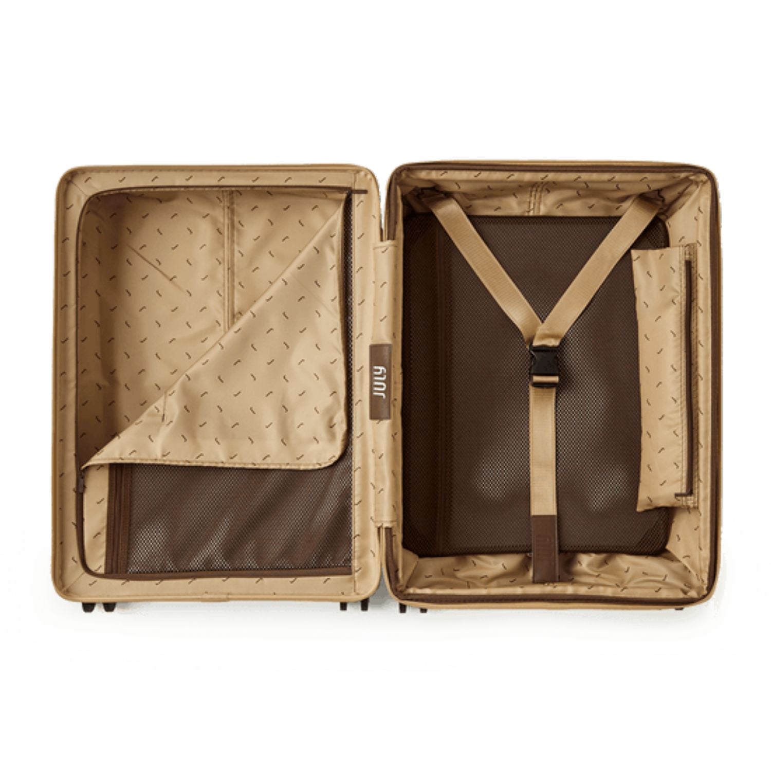 July Checked Expandable Polycarbonate 26" Luggage