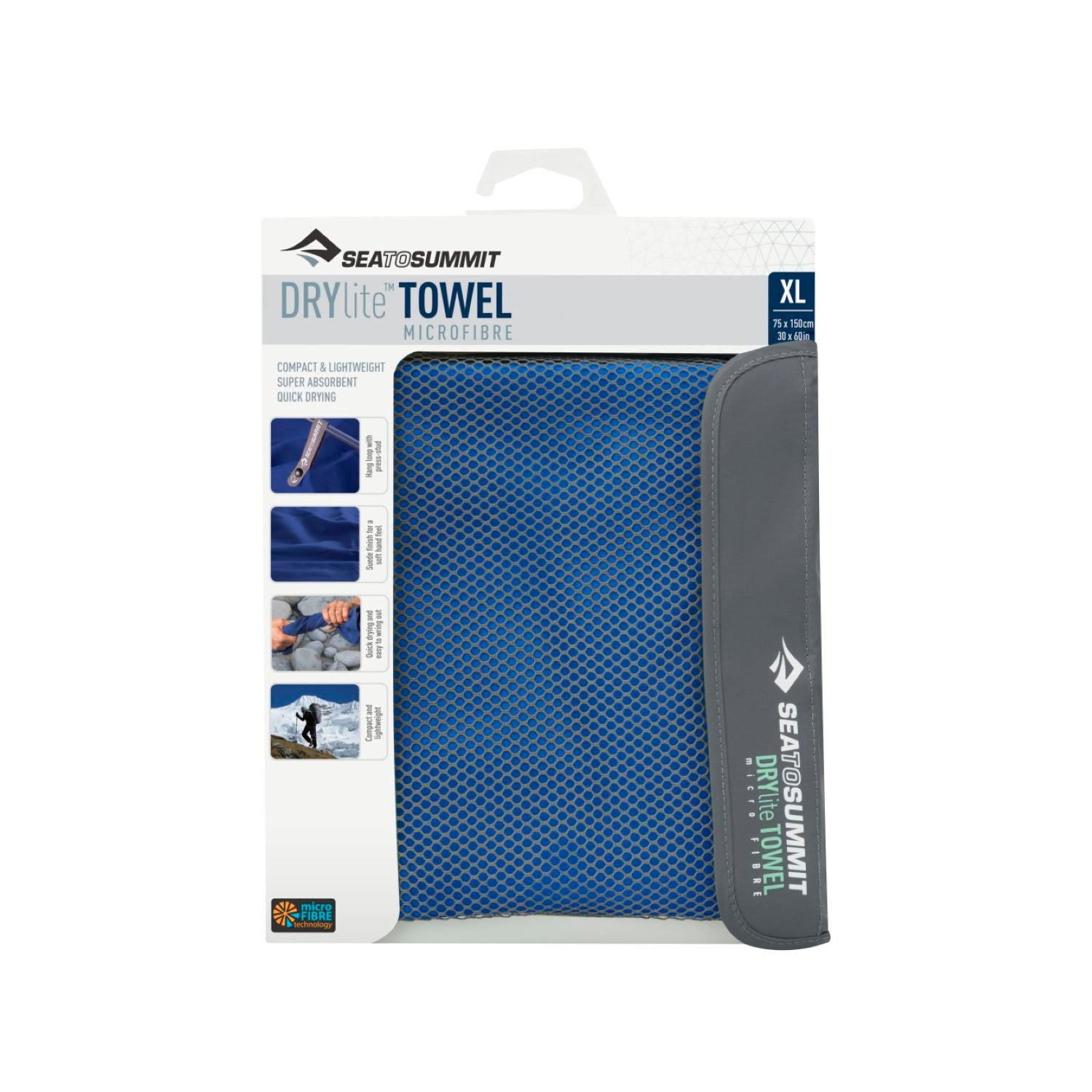 Sea To Summit Drylite Towel Anti-Bacterial Treated X-Large