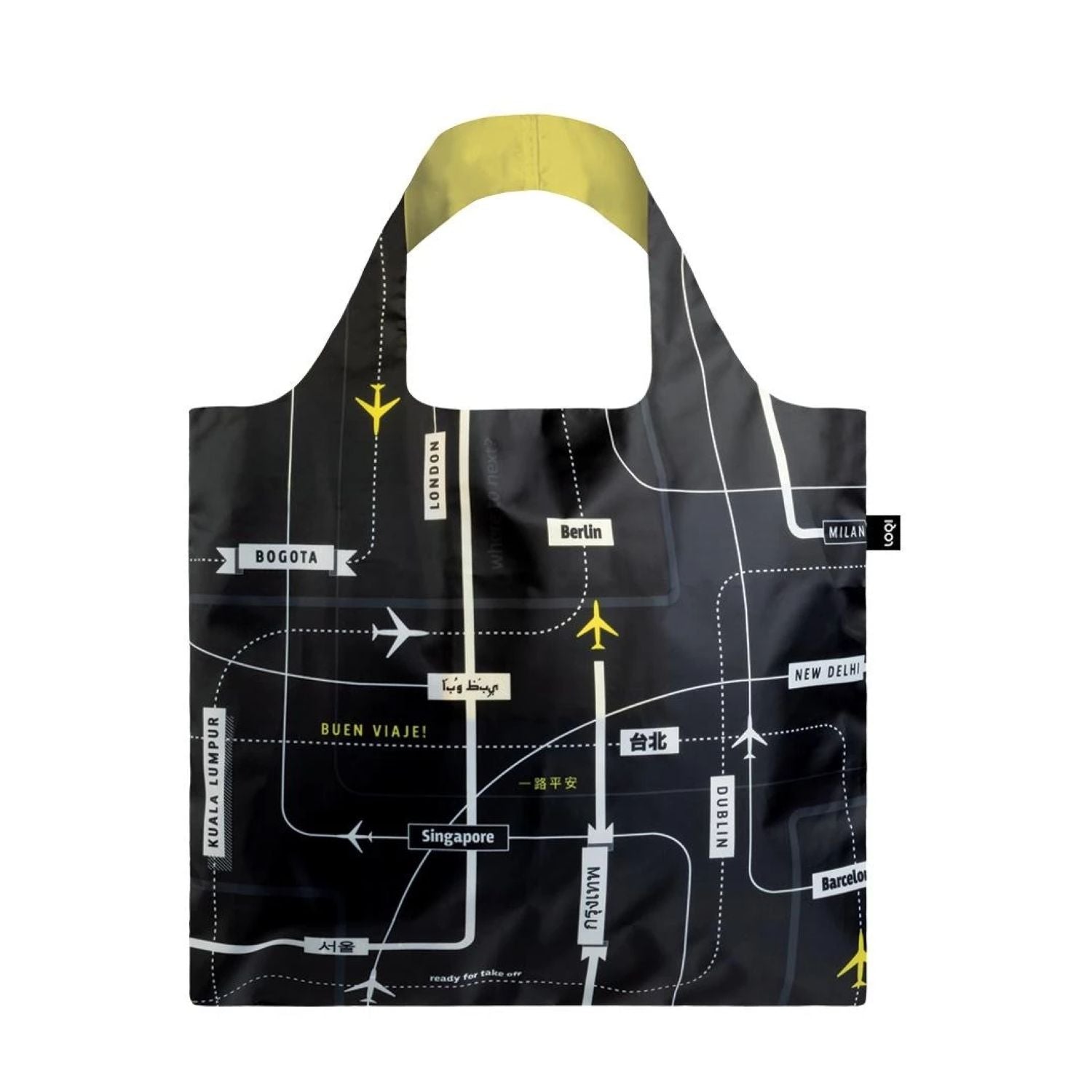 LOQI Airport Foldable Tote Bag