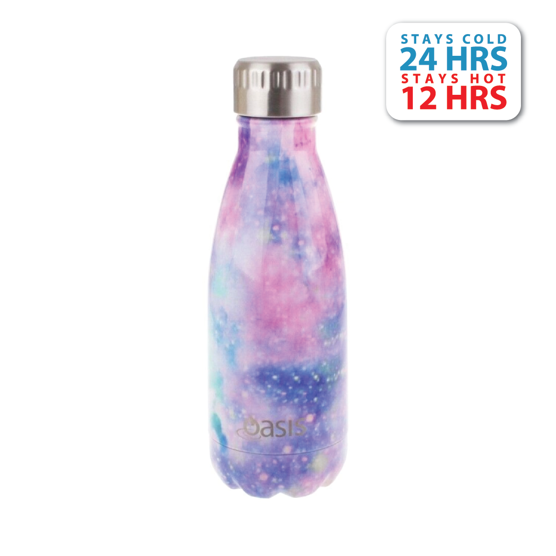 Oasis Stainless Steel Insulated Water Bottle 350ML (Printed) | Gifts & Lifestyle, Insulated Water Bottles, Travel Accessories, Water Bottles | Oasis Bottles-2