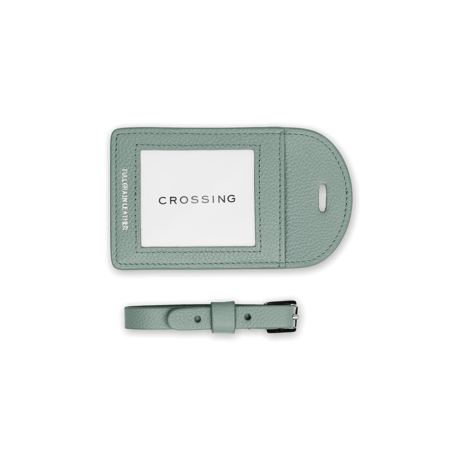 Crossing Milano Leather Luggage Tag